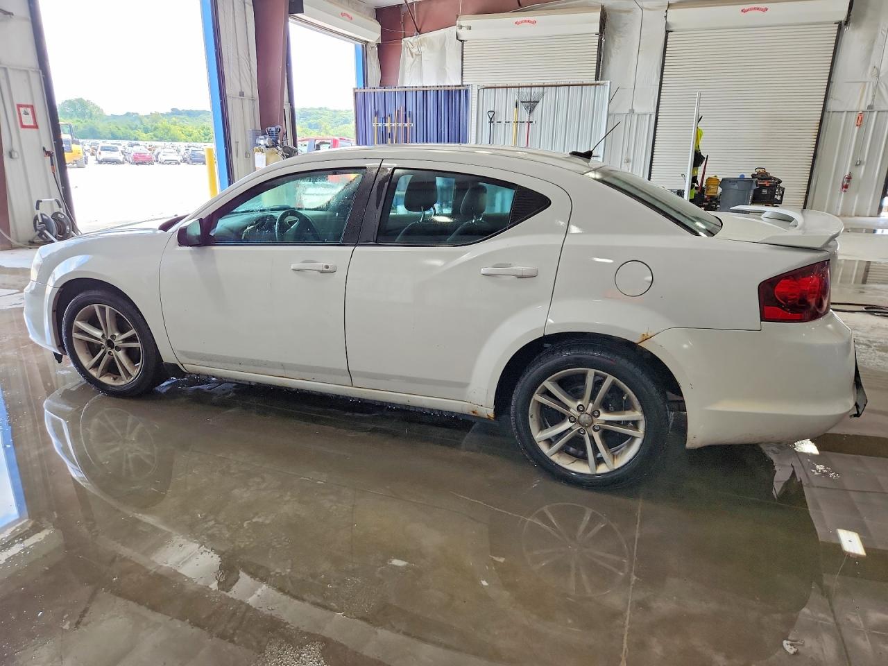 2014 Dodge Avenger Se White vin: 1C3CDZAB3EN149233