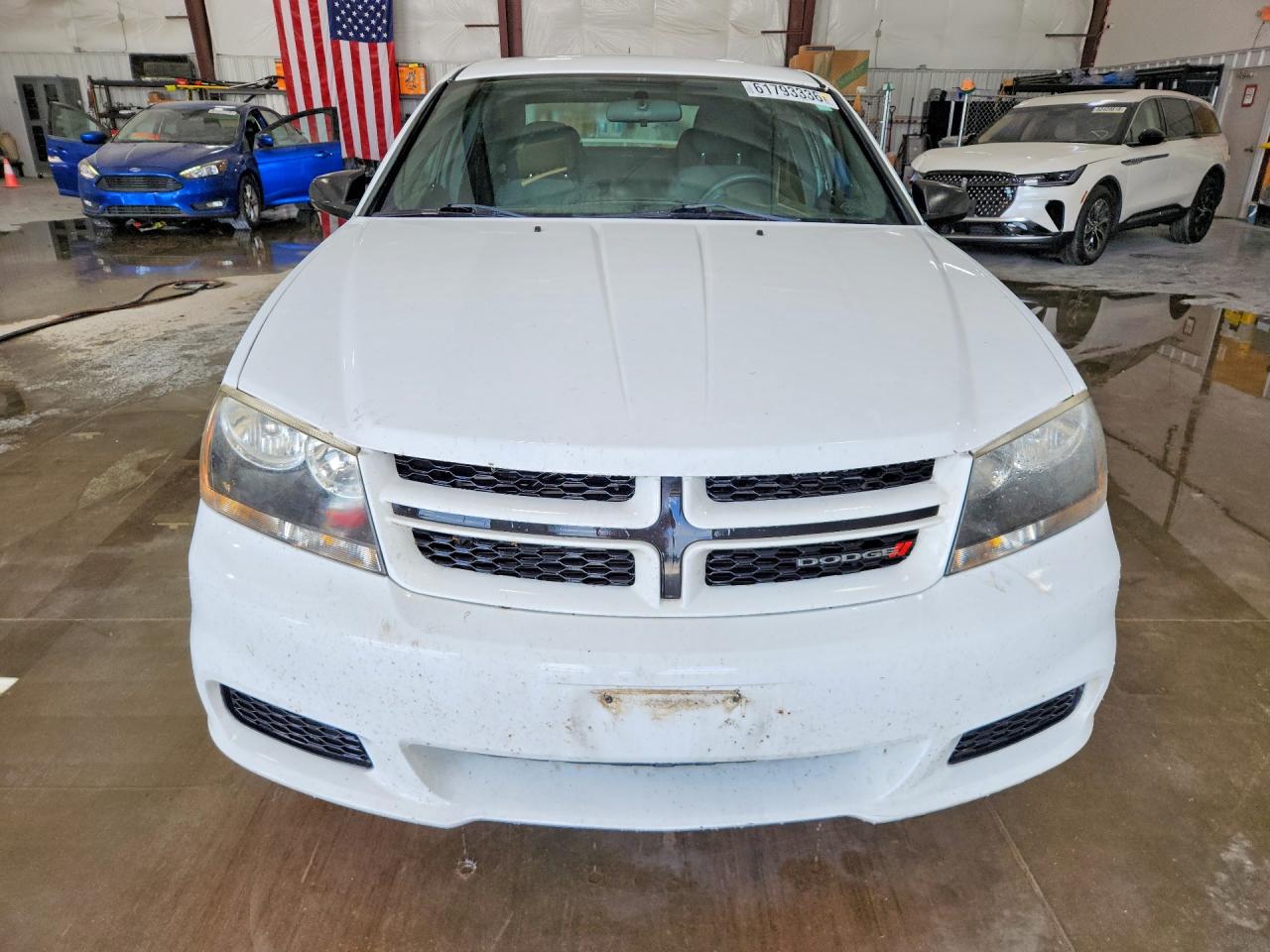 2014 Dodge Avenger Se White vin: 1C3CDZAB3EN149233