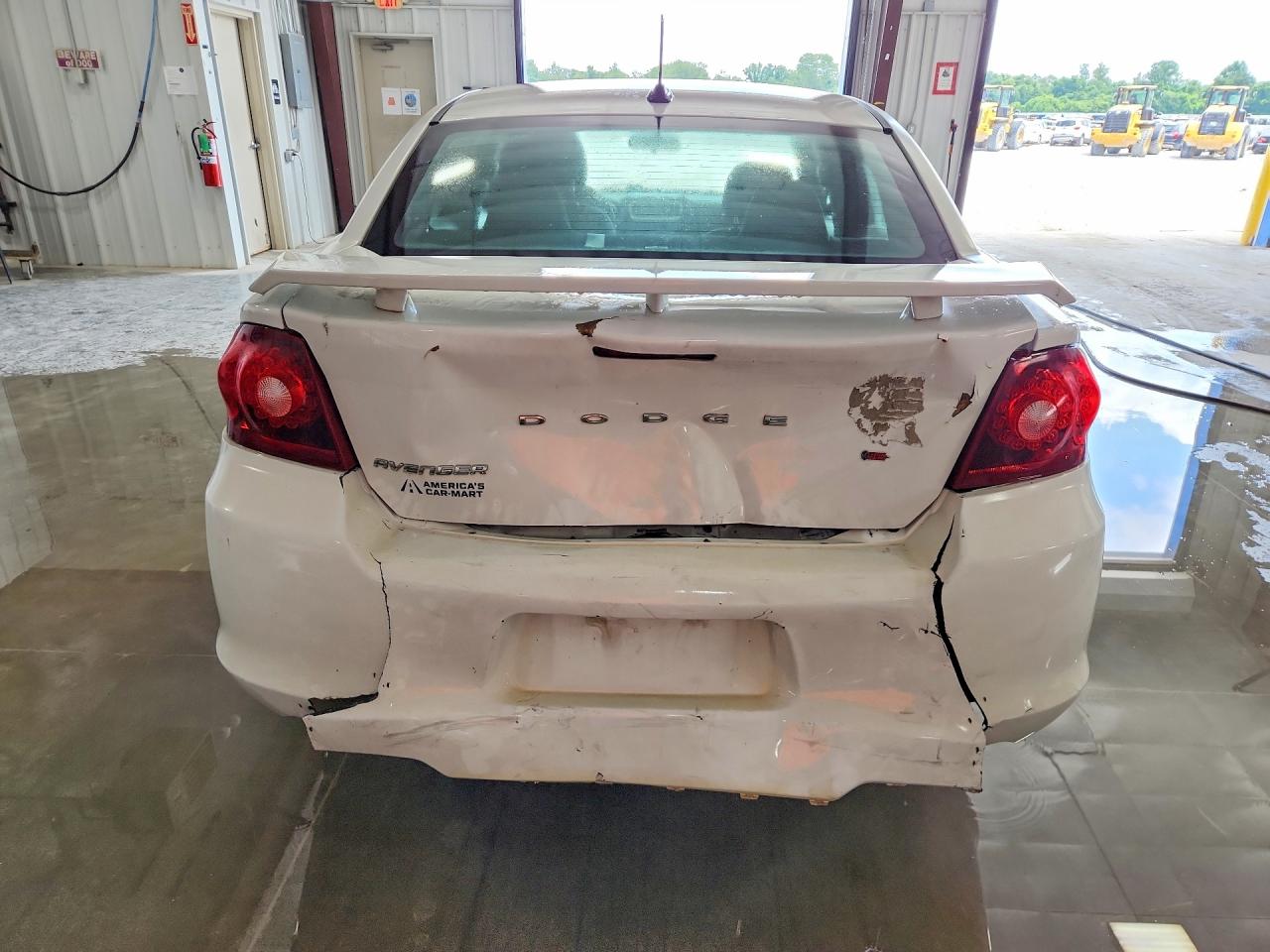 2014 Dodge Avenger Se White vin: 1C3CDZAB3EN149233