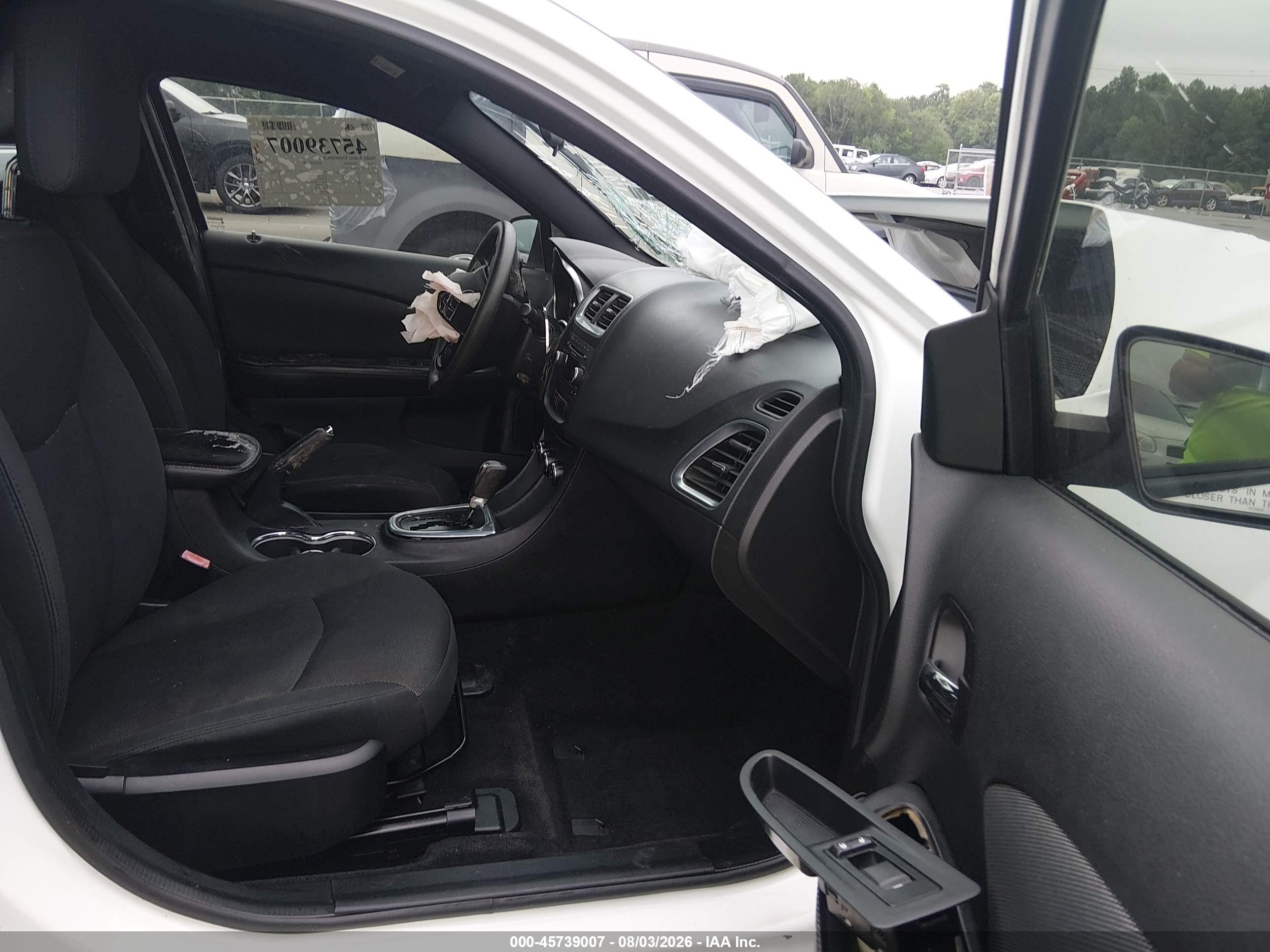 2014 Dodge Avenger Se White vin: 1C3CDZAB3EN170115