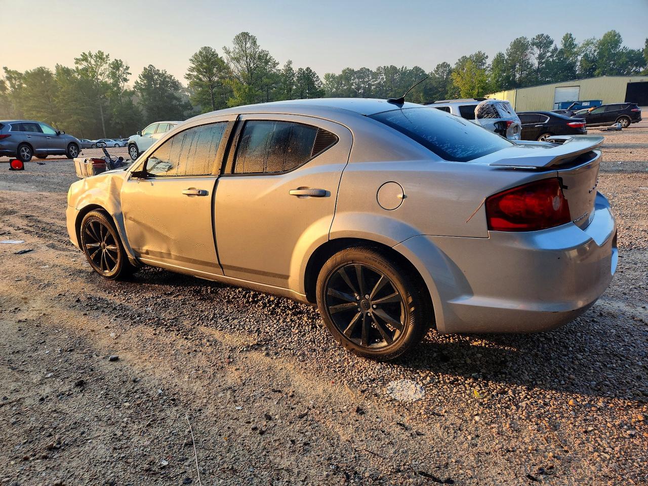 2014 Dodge Avenger Se Gray vin: 1C3CDZAB3EN188274