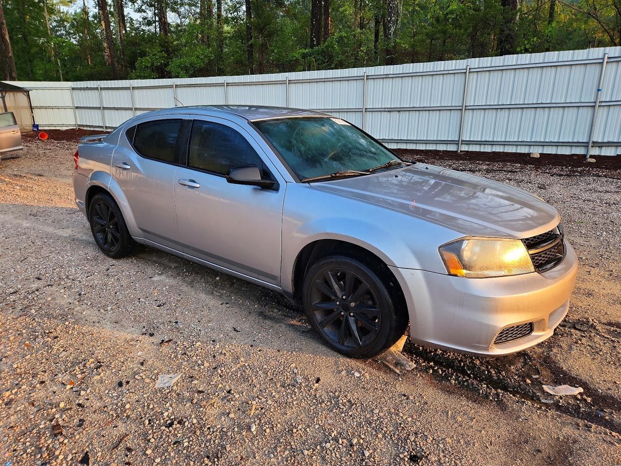 2014 Dodge Avenger Se Gray vin: 1C3CDZAB3EN188274