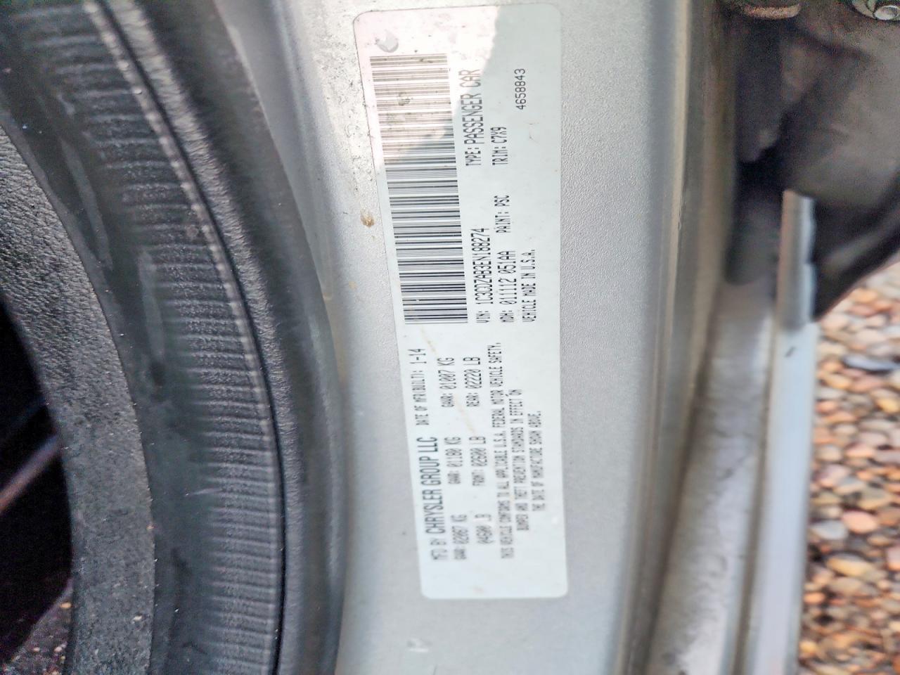 2014 Dodge Avenger Se Gray vin: 1C3CDZAB3EN188274