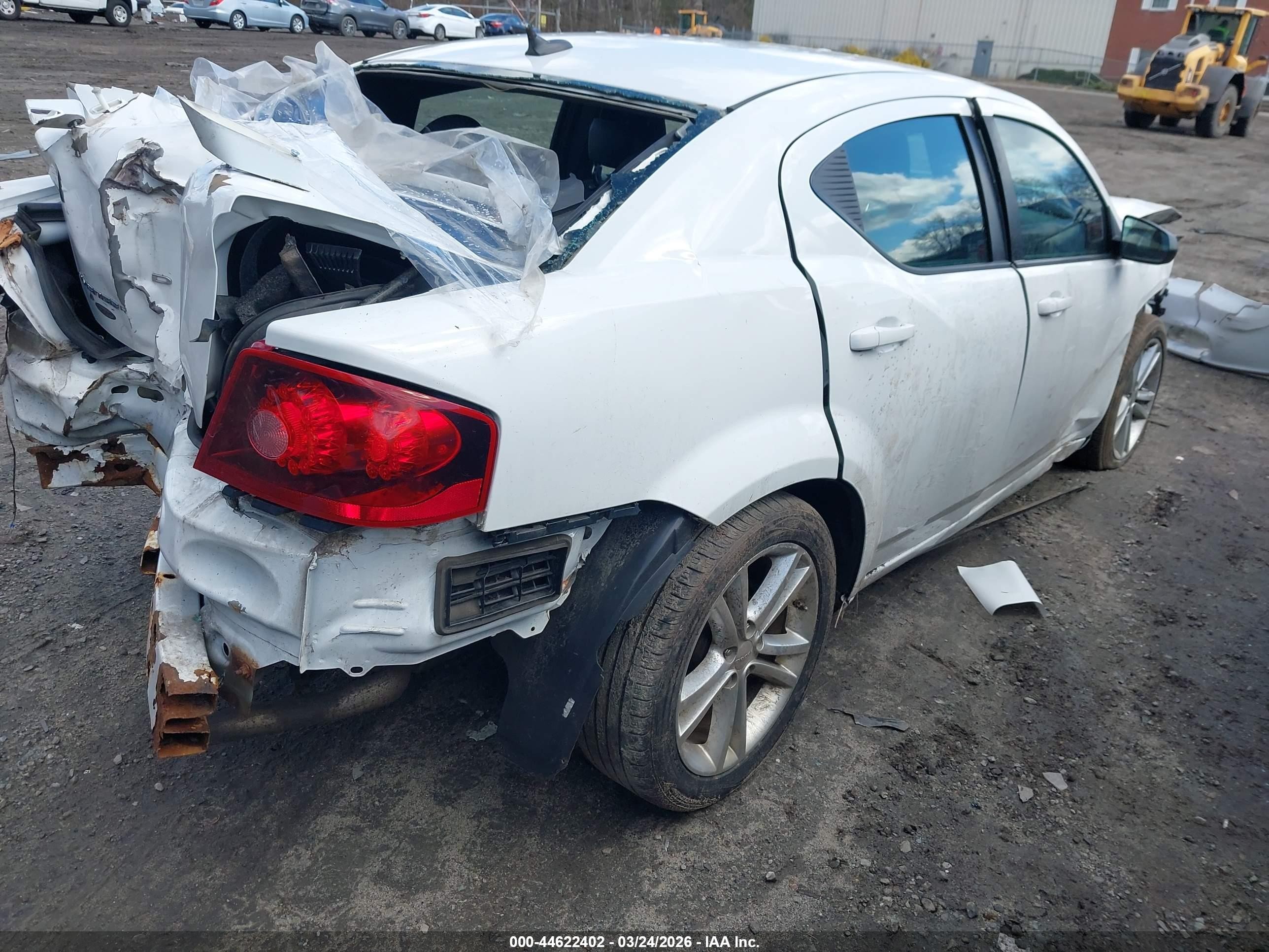 2014 Dodge Avenger Se Белый vin: 1C3CDZAB3EN202531