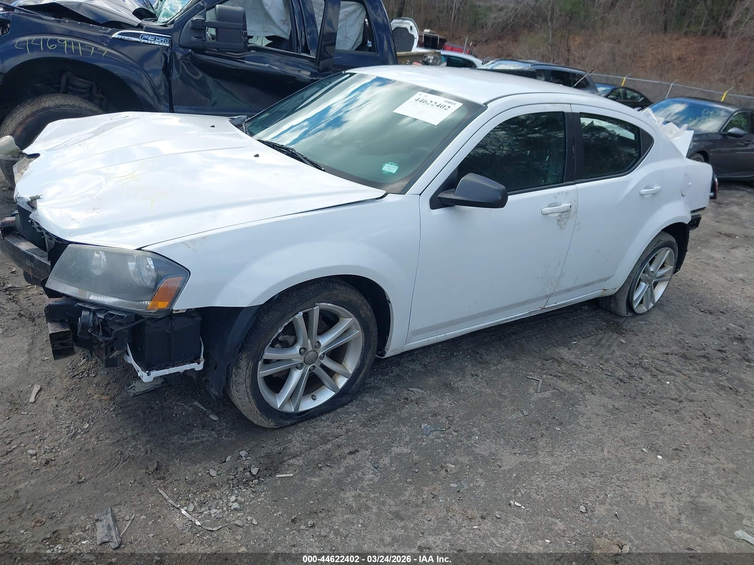 2014 Dodge Avenger Se Белый vin: 1C3CDZAB3EN202531