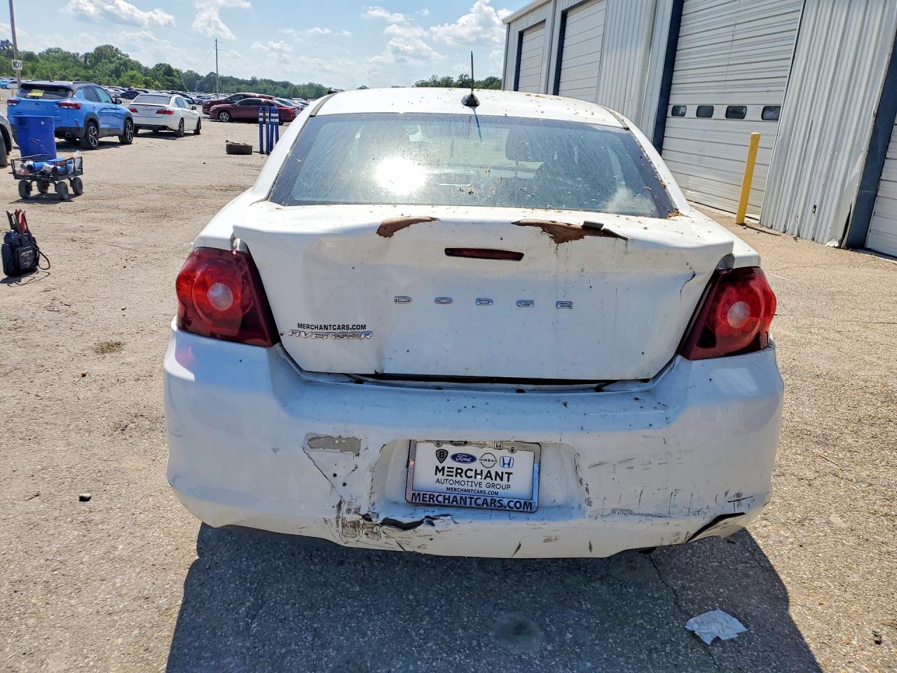 2014 Dodge Avenger Se White vin: 1C3CDZAB3EN223654