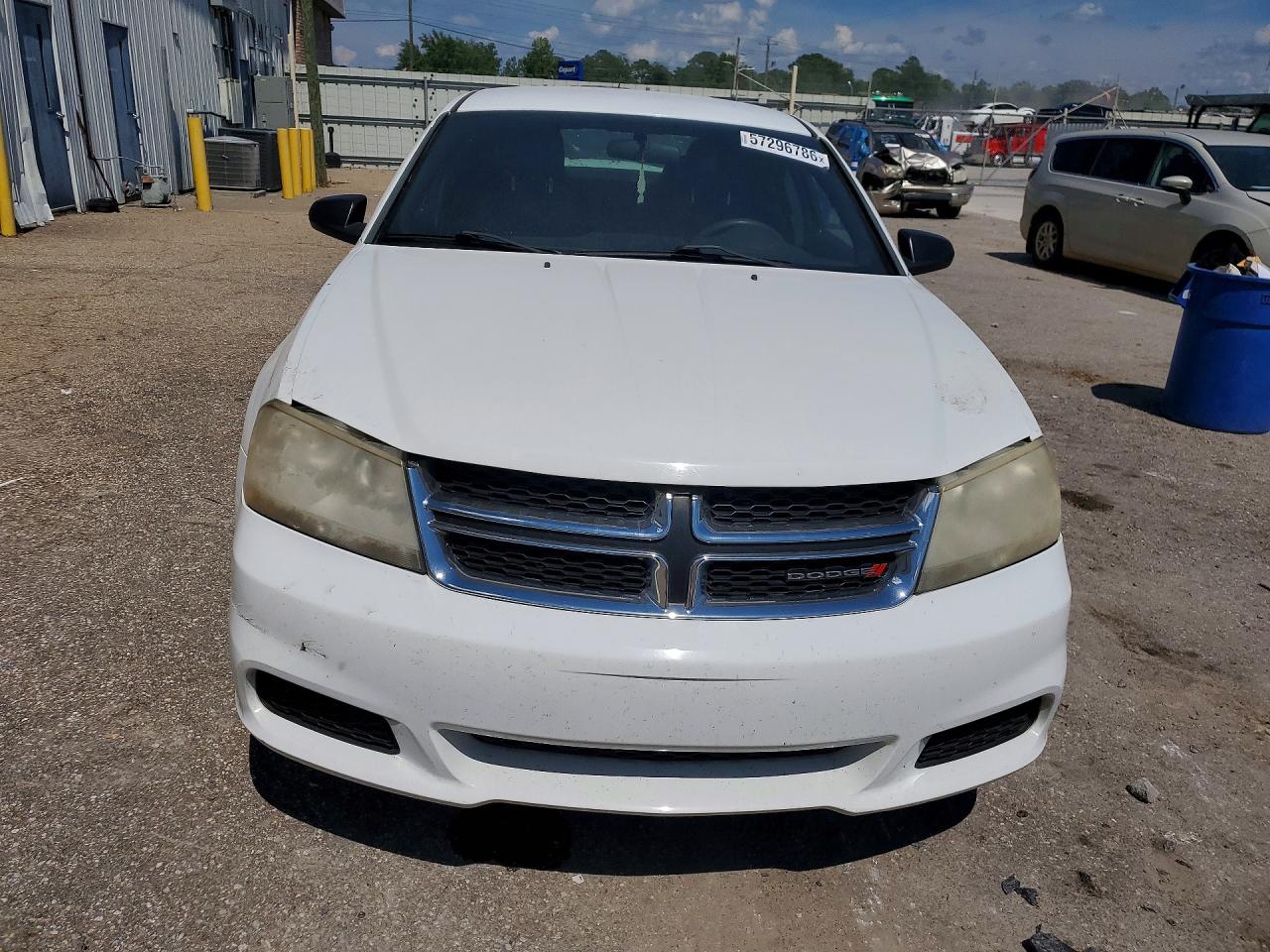 2014 Dodge Avenger Se White vin: 1C3CDZAB3EN223654