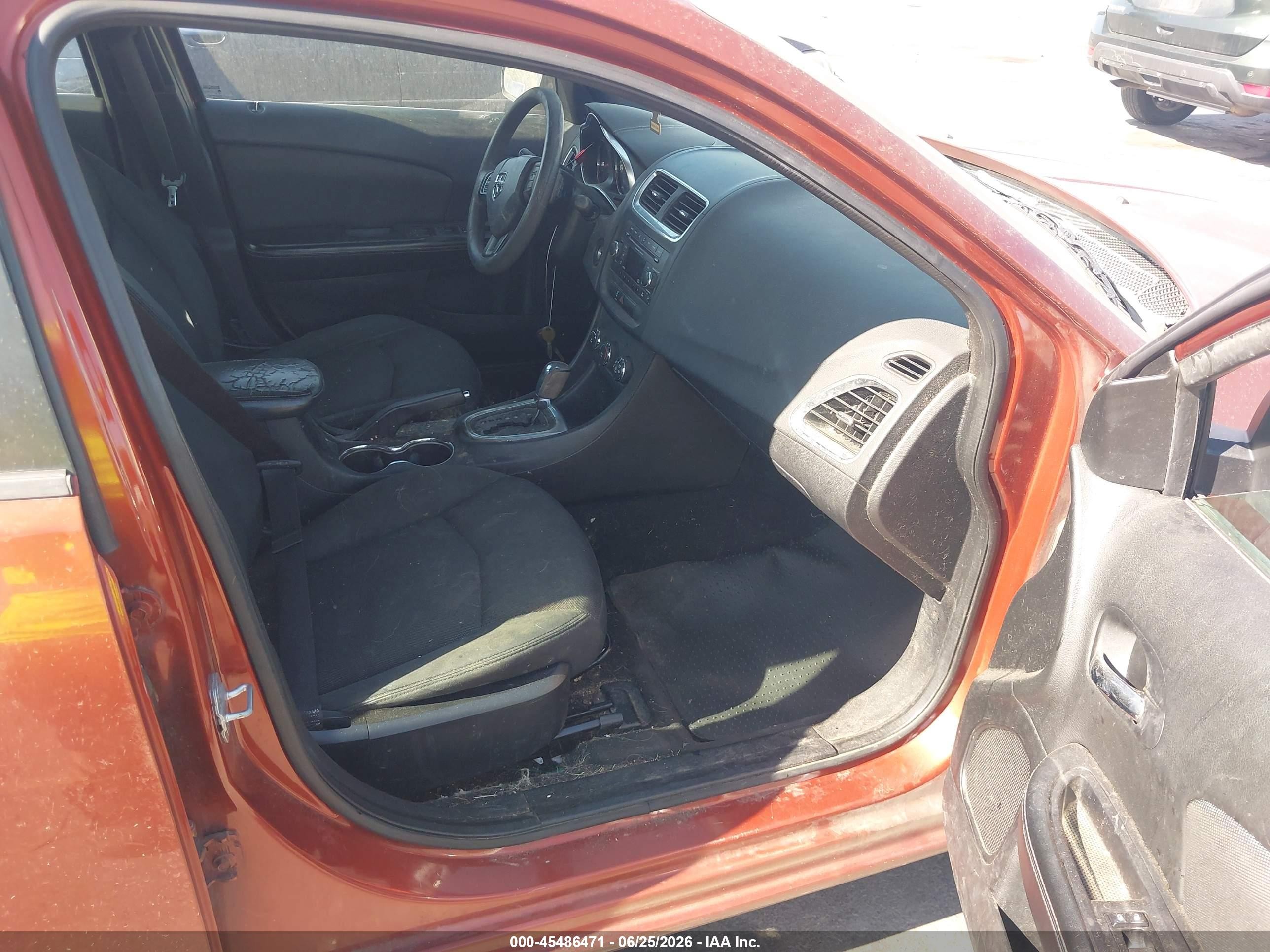 2012 Dodge Avenger Se Orange vin: 1C3CDZAB4CN182707