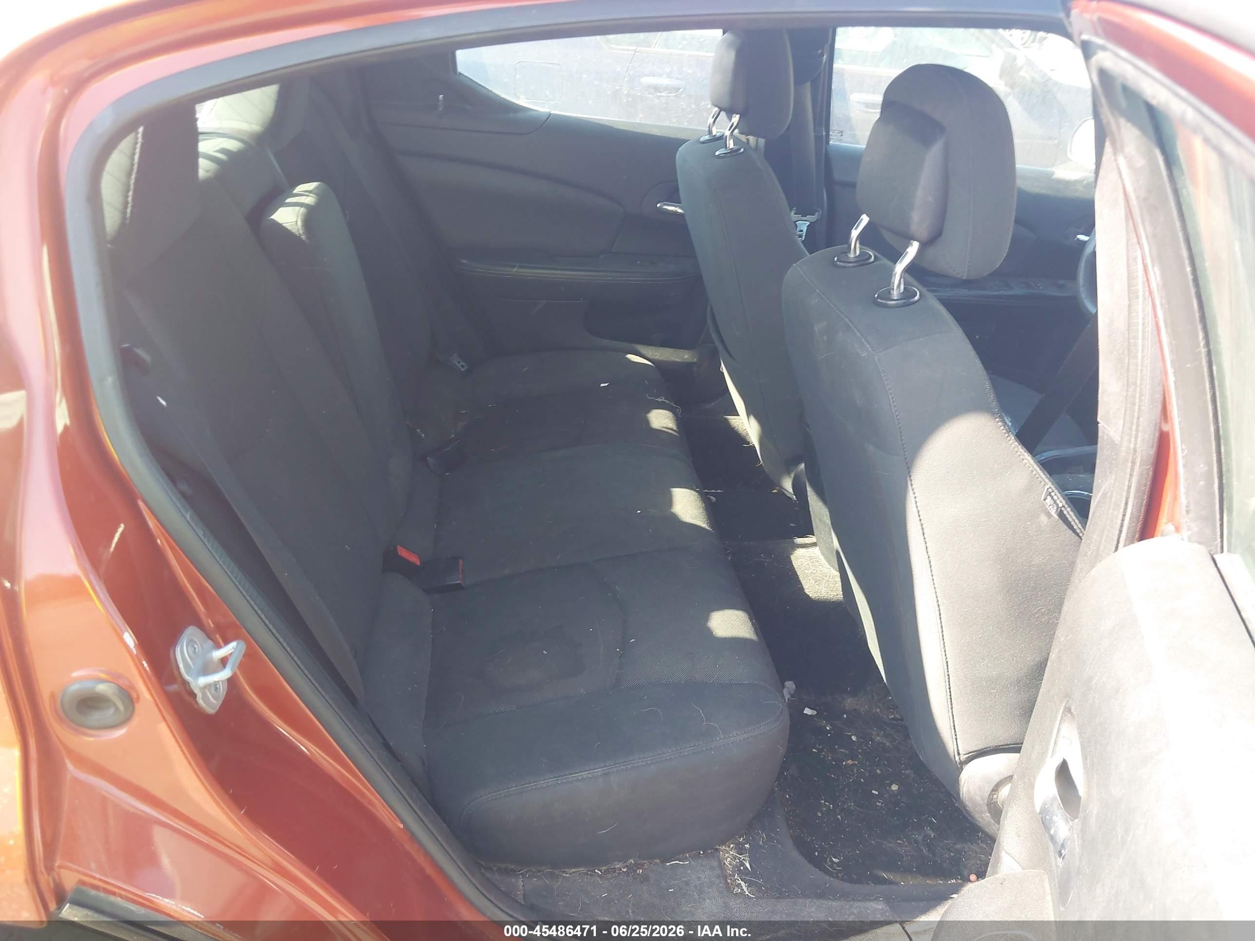 2012 Dodge Avenger Se Orange vin: 1C3CDZAB4CN182707