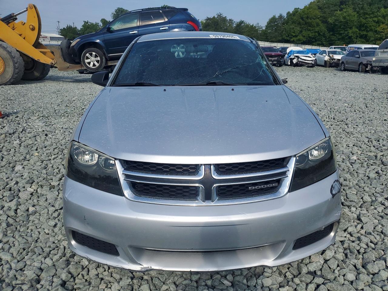 2012 Dodge Avenger Se Silver vin: 1C3CDZAB4CN193416