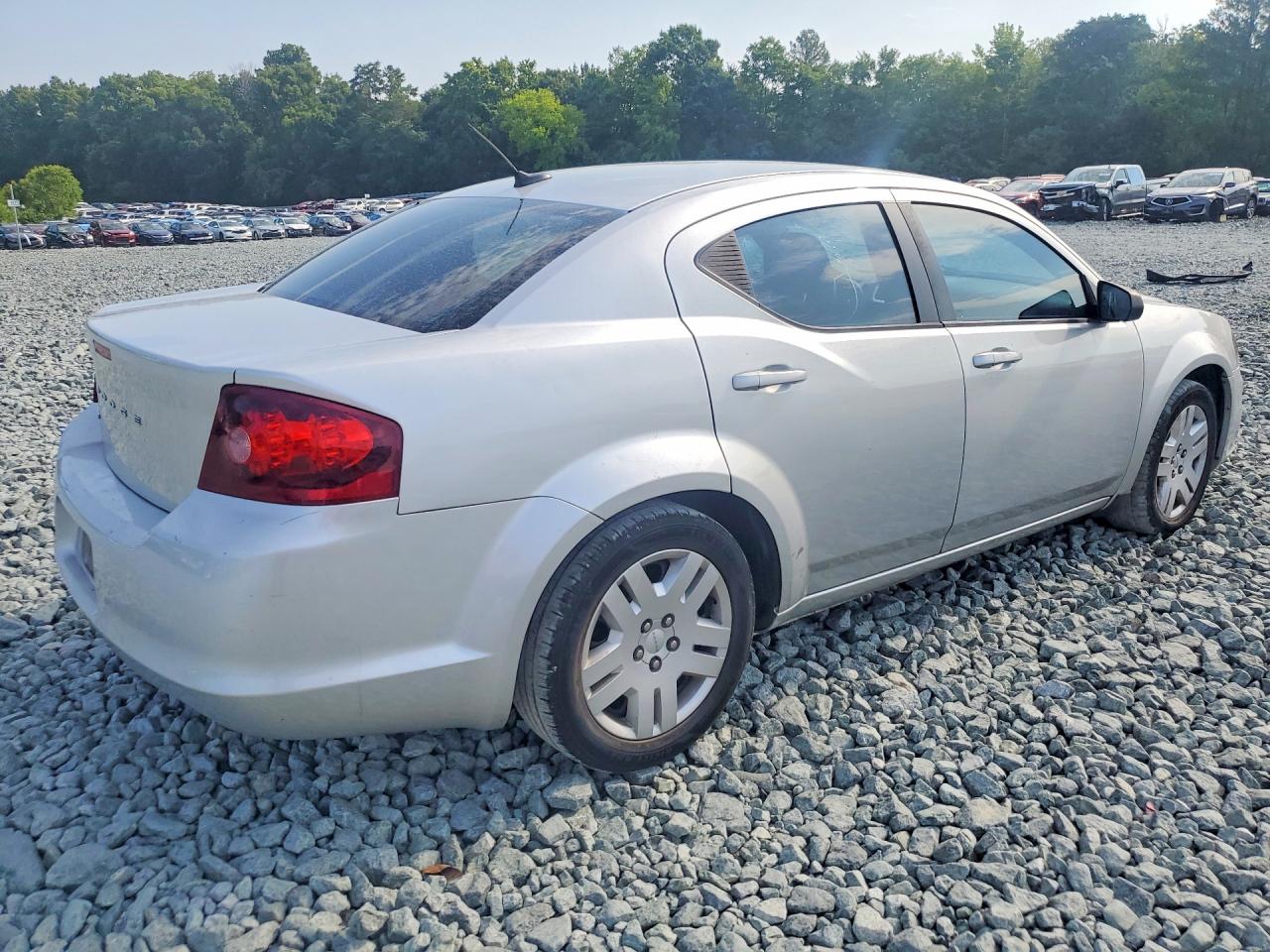 2012 Dodge Avenger Se Silver vin: 1C3CDZAB4CN193416
