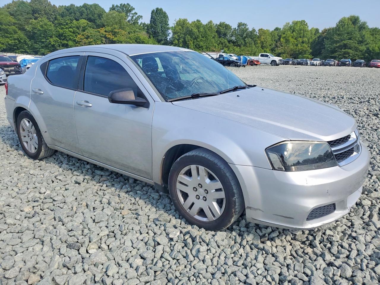 2012 Dodge Avenger Se Silver vin: 1C3CDZAB4CN193416