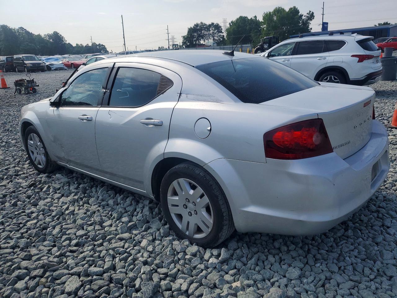 2012 Dodge Avenger Se Silver vin: 1C3CDZAB4CN193416