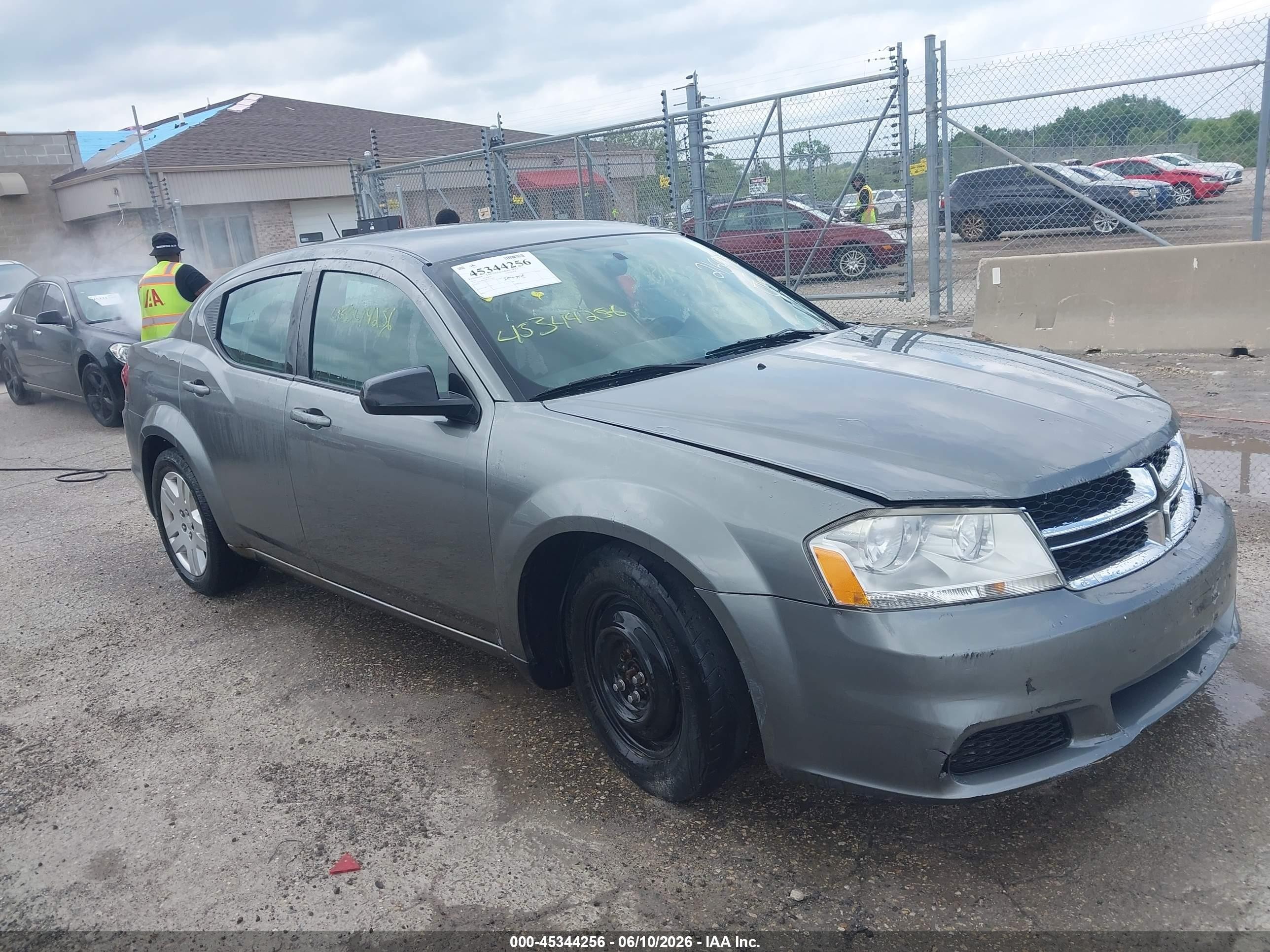 2012 Dodge Avenger Se Серый vin: 1C3CDZAB4CN215995