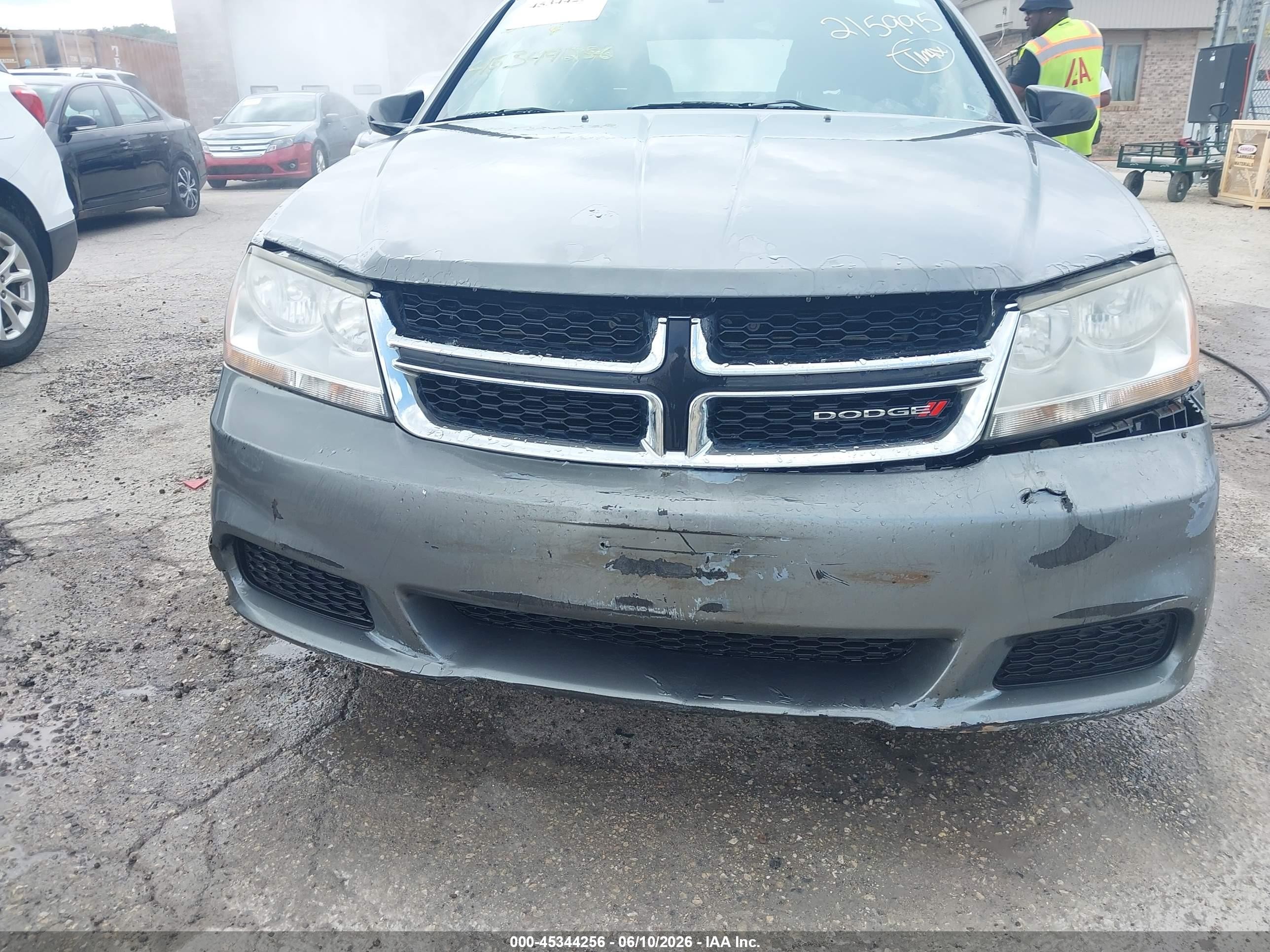2012 Dodge Avenger Se Серый vin: 1C3CDZAB4CN215995