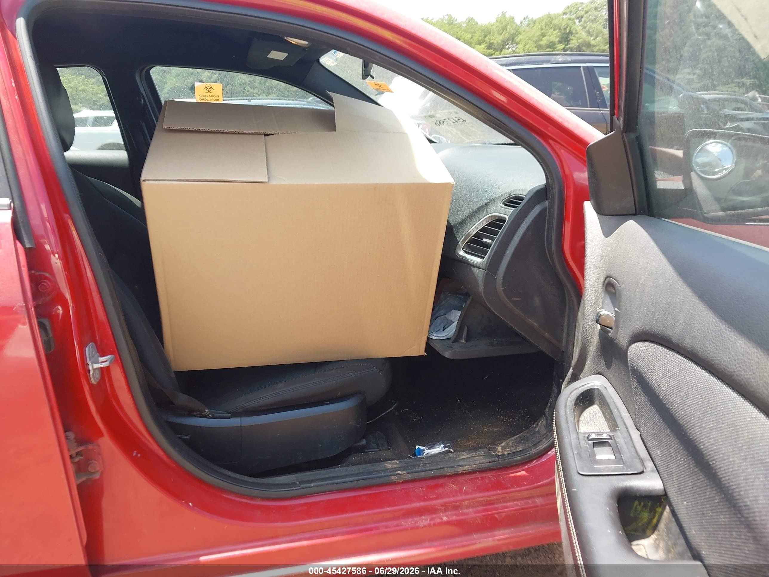 2012 Dodge Avenger Se Red vin: 1C3CDZAB4CN240444