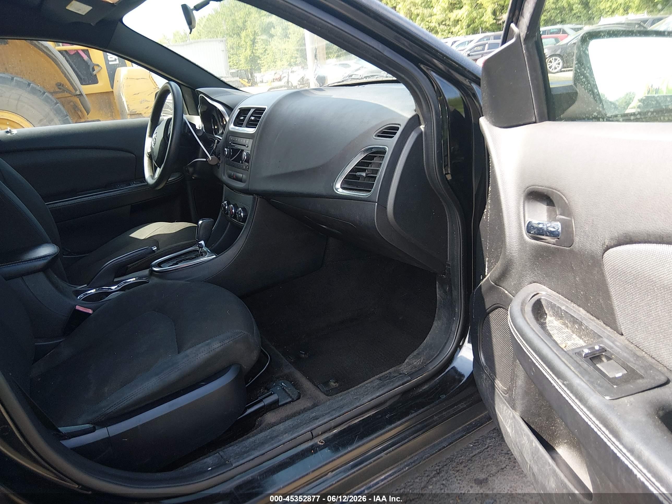 2012 Dodge Avenger Se Black vin: 1C3CDZAB4CN252657