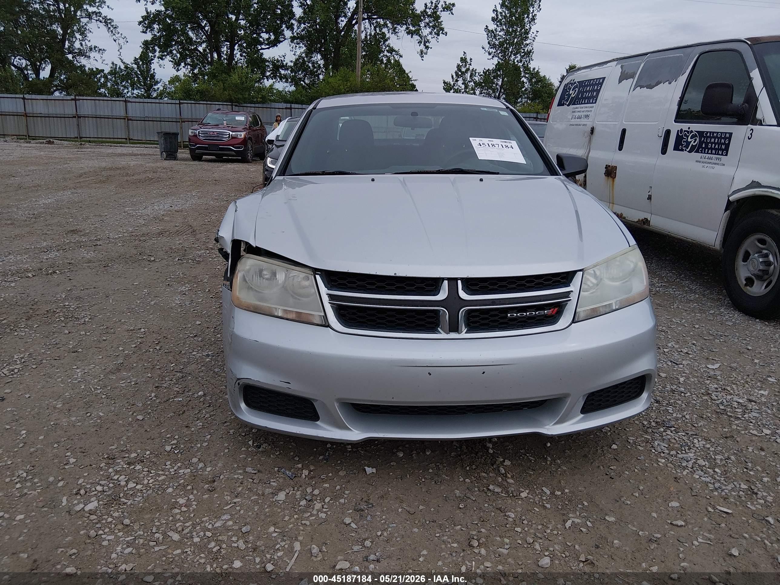 2012 Dodge Avenger Se Серебряный vin: 1C3CDZAB4CN253100