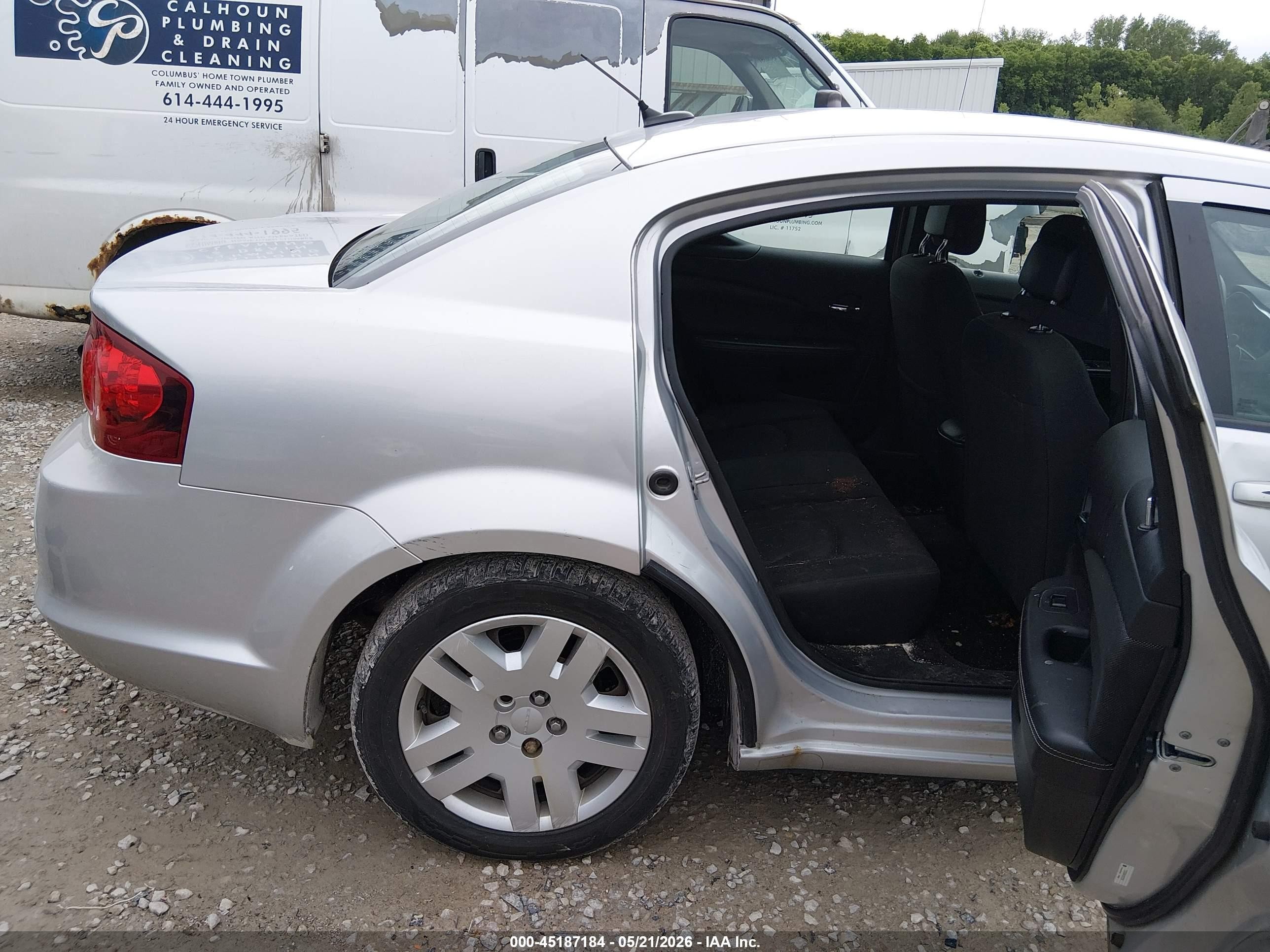 2012 Dodge Avenger Se Серебряный vin: 1C3CDZAB4CN253100