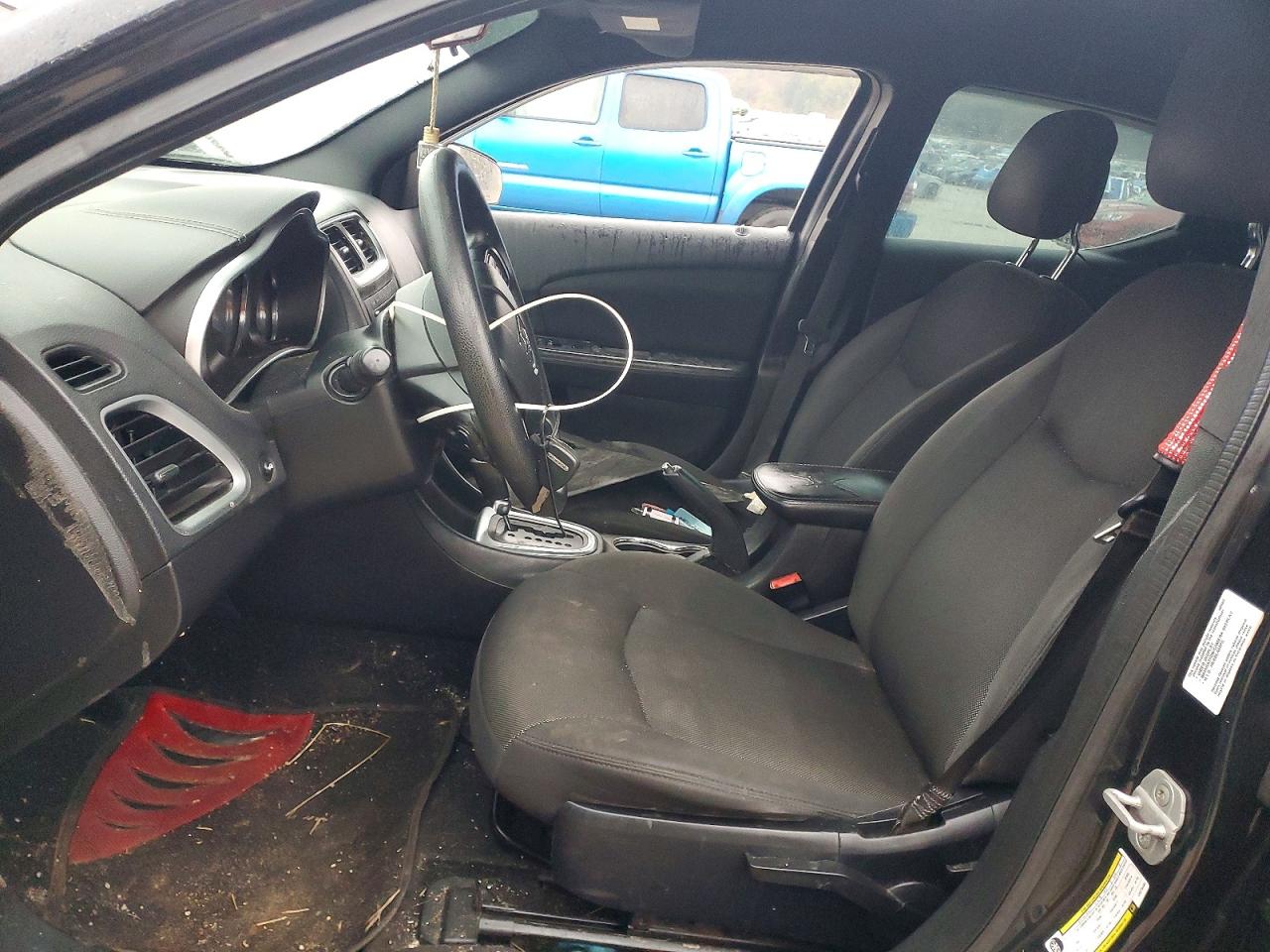 2012 Dodge Avenger Se Black vin: 1C3CDZAB4CN275484