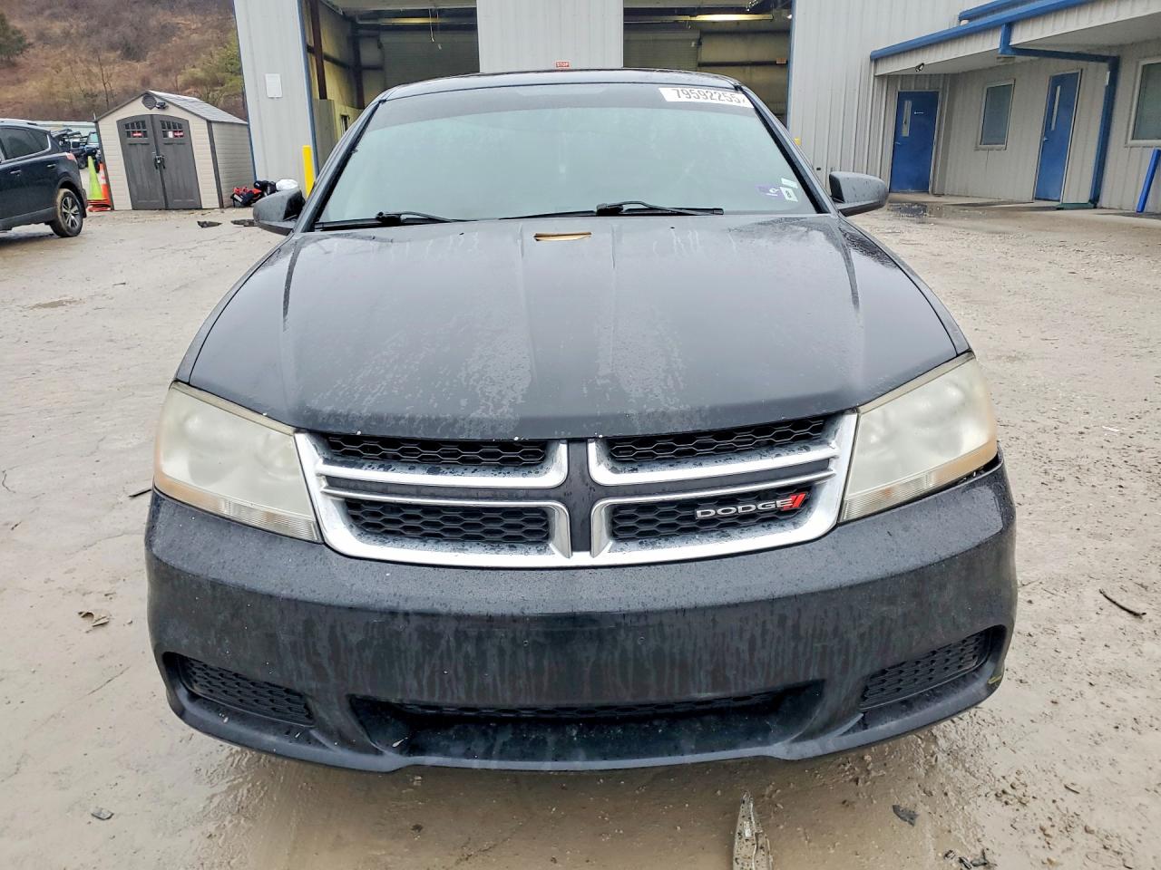 2012 Dodge Avenger Se Black vin: 1C3CDZAB4CN275484