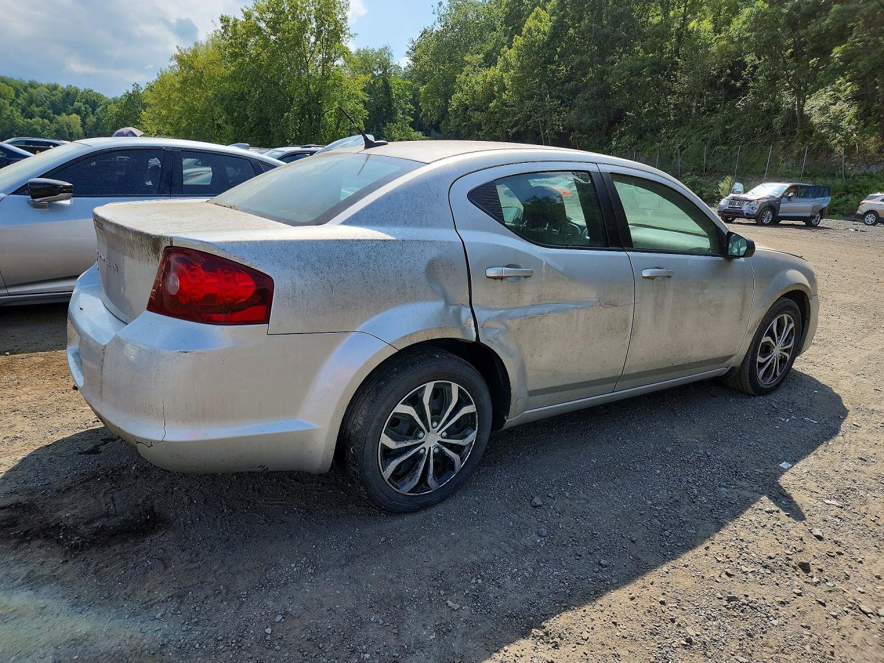 2012 Dodge Avenger Se Серебряный vin: 1C3CDZAB4CN294181