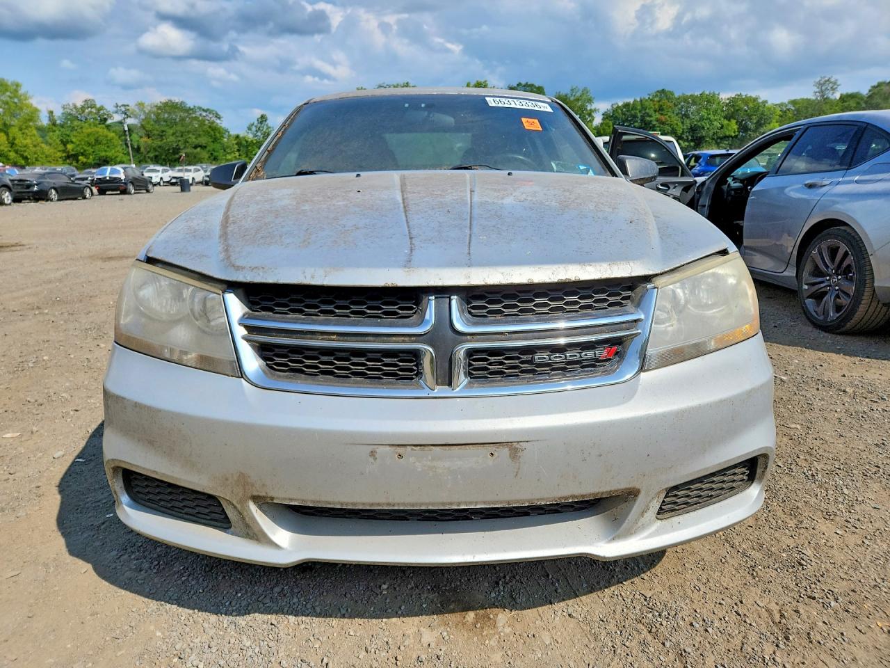 2012 Dodge Avenger Se Серебряный vin: 1C3CDZAB4CN294181