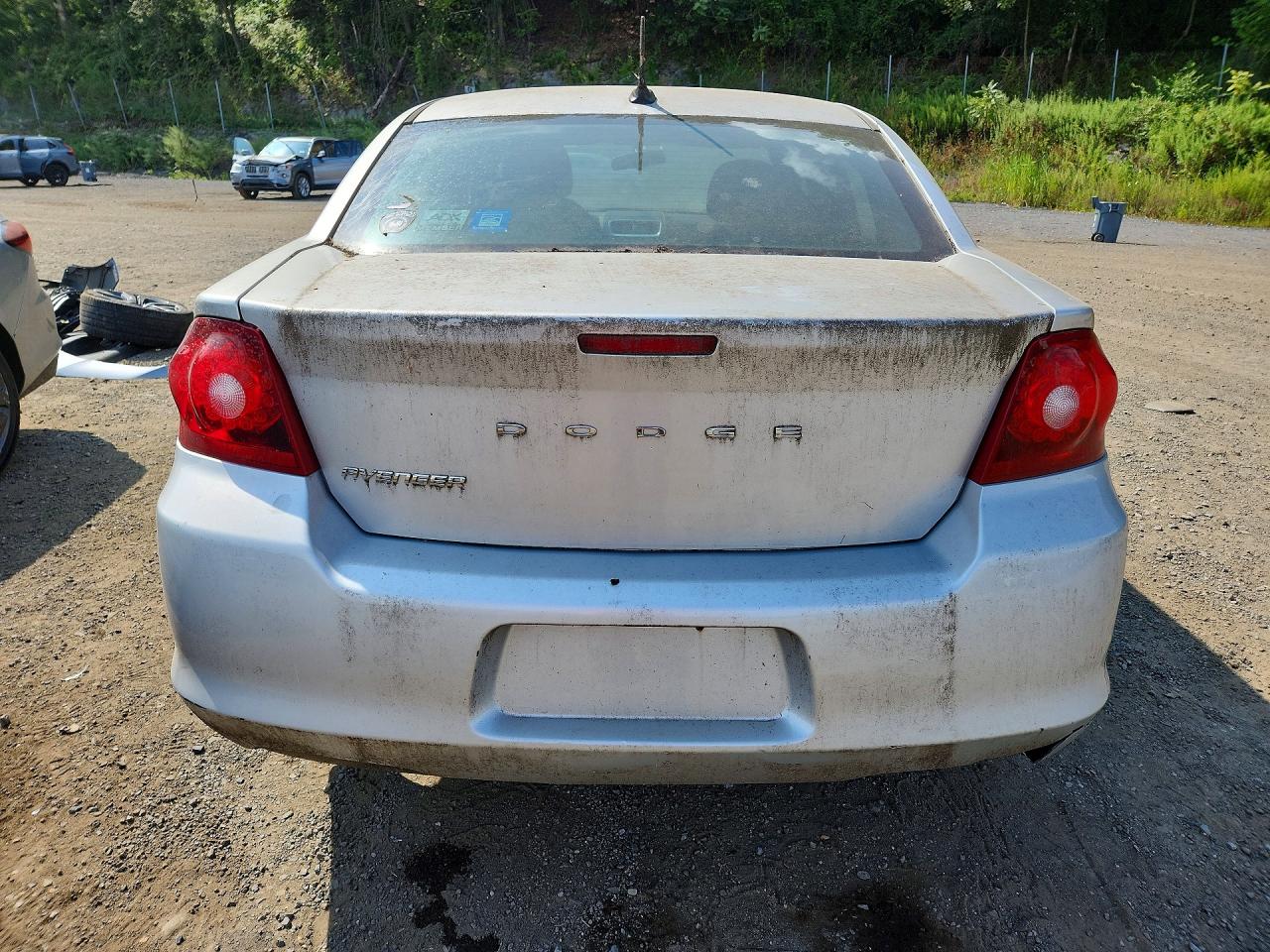 2012 Dodge Avenger Se Серебряный vin: 1C3CDZAB4CN294181