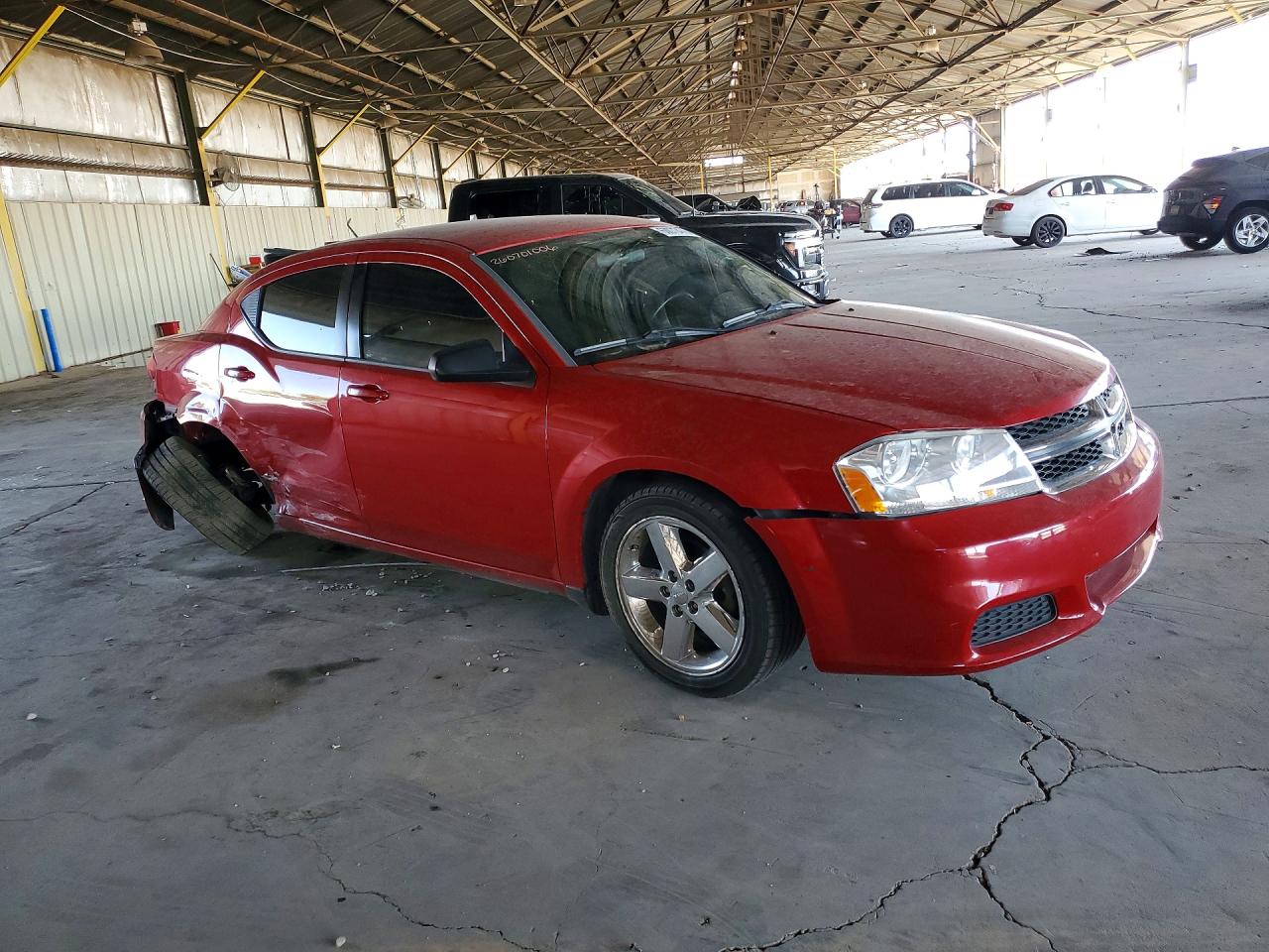2013 Dodge Avenger Se Red vin: 1C3CDZAB4DN564849
