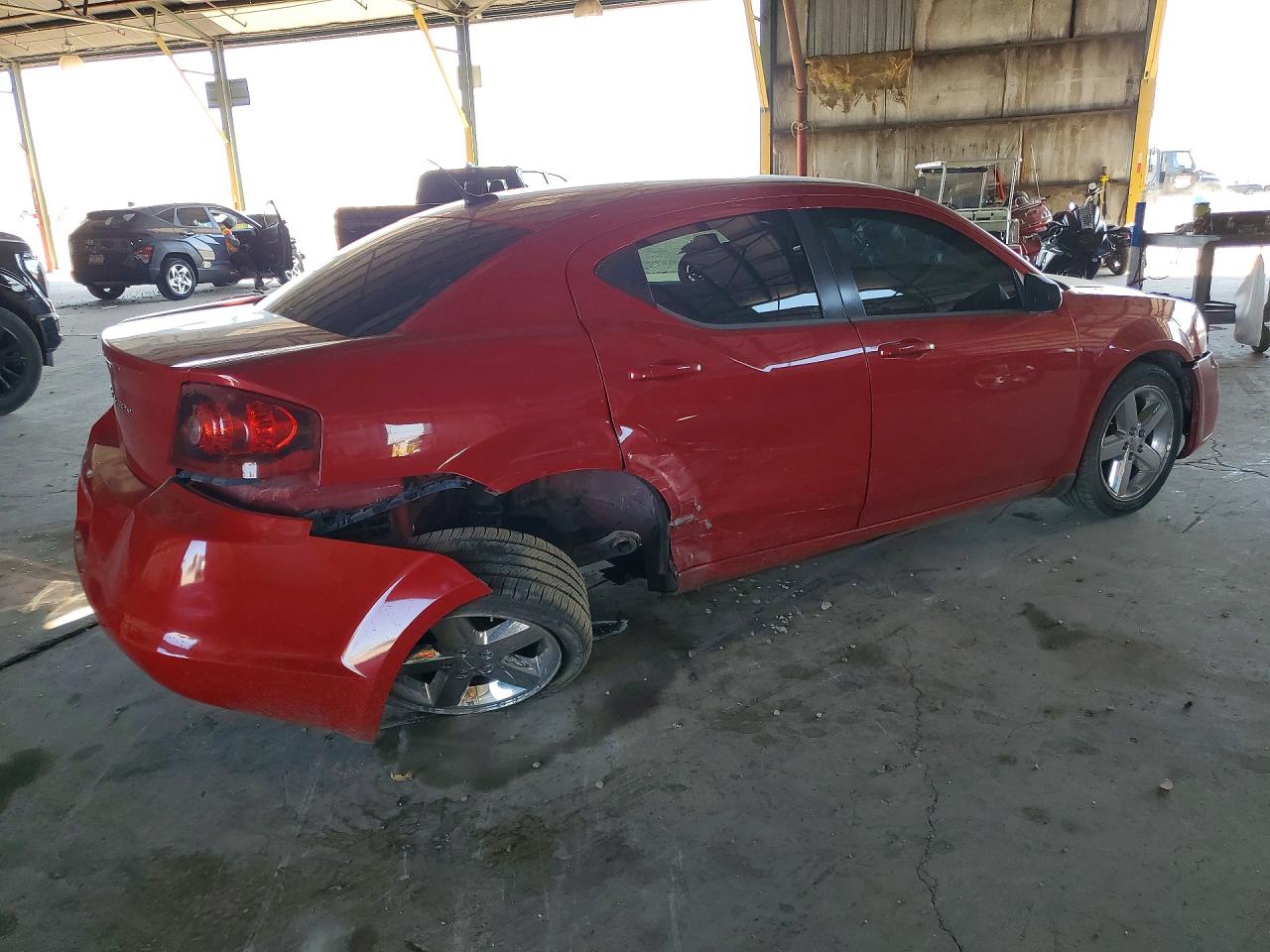 2013 Dodge Avenger Se Red vin: 1C3CDZAB4DN564849
