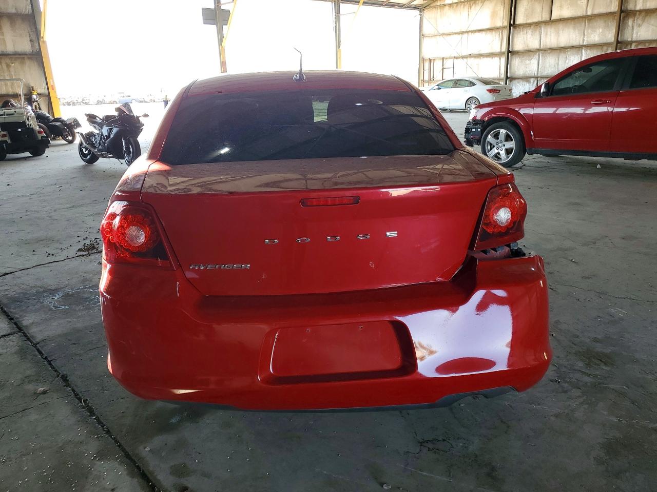 2013 Dodge Avenger Se Red vin: 1C3CDZAB4DN564849