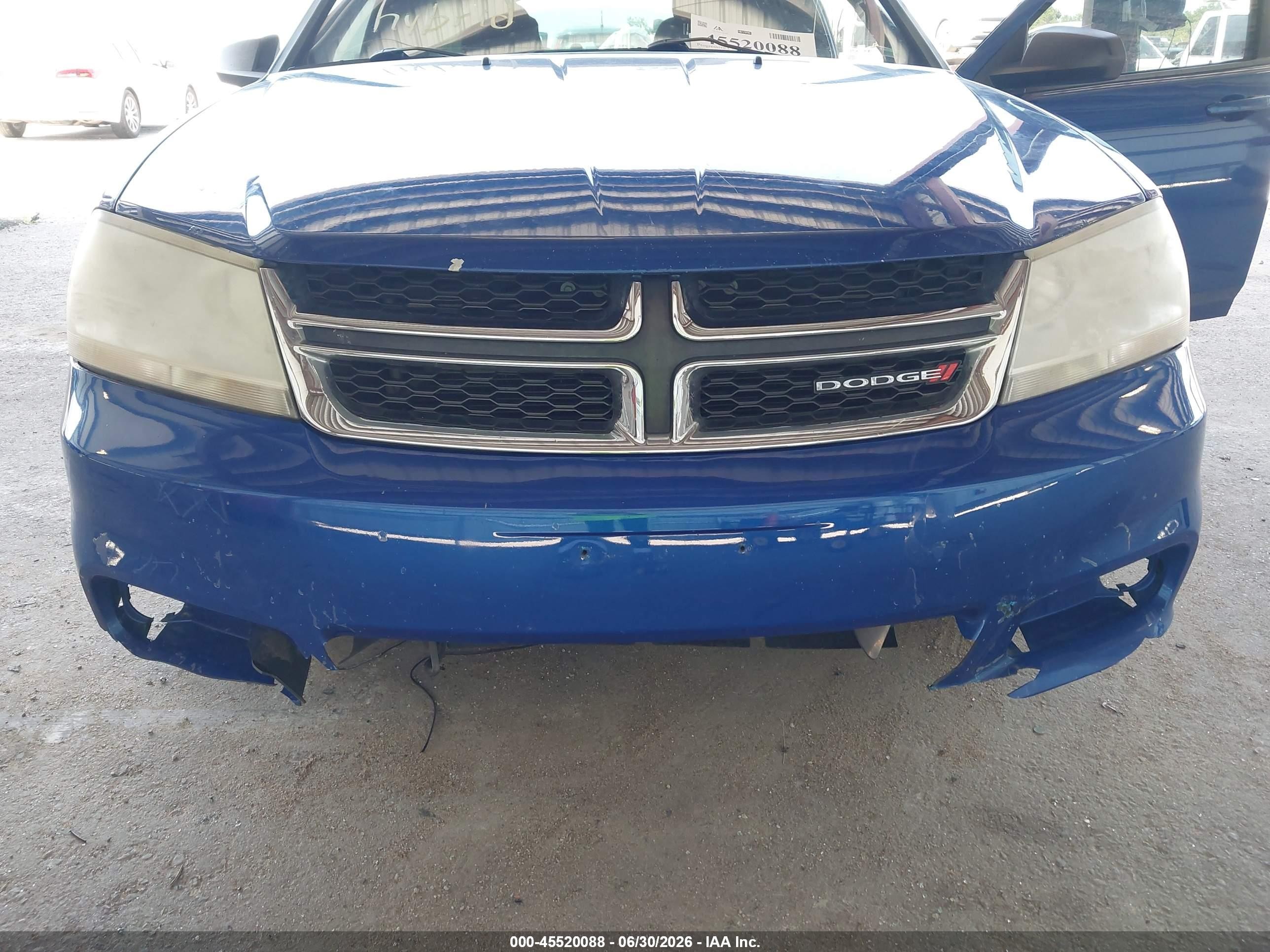 2013 Dodge Avenger Se Blue vin: 1C3CDZAB4DN581263
