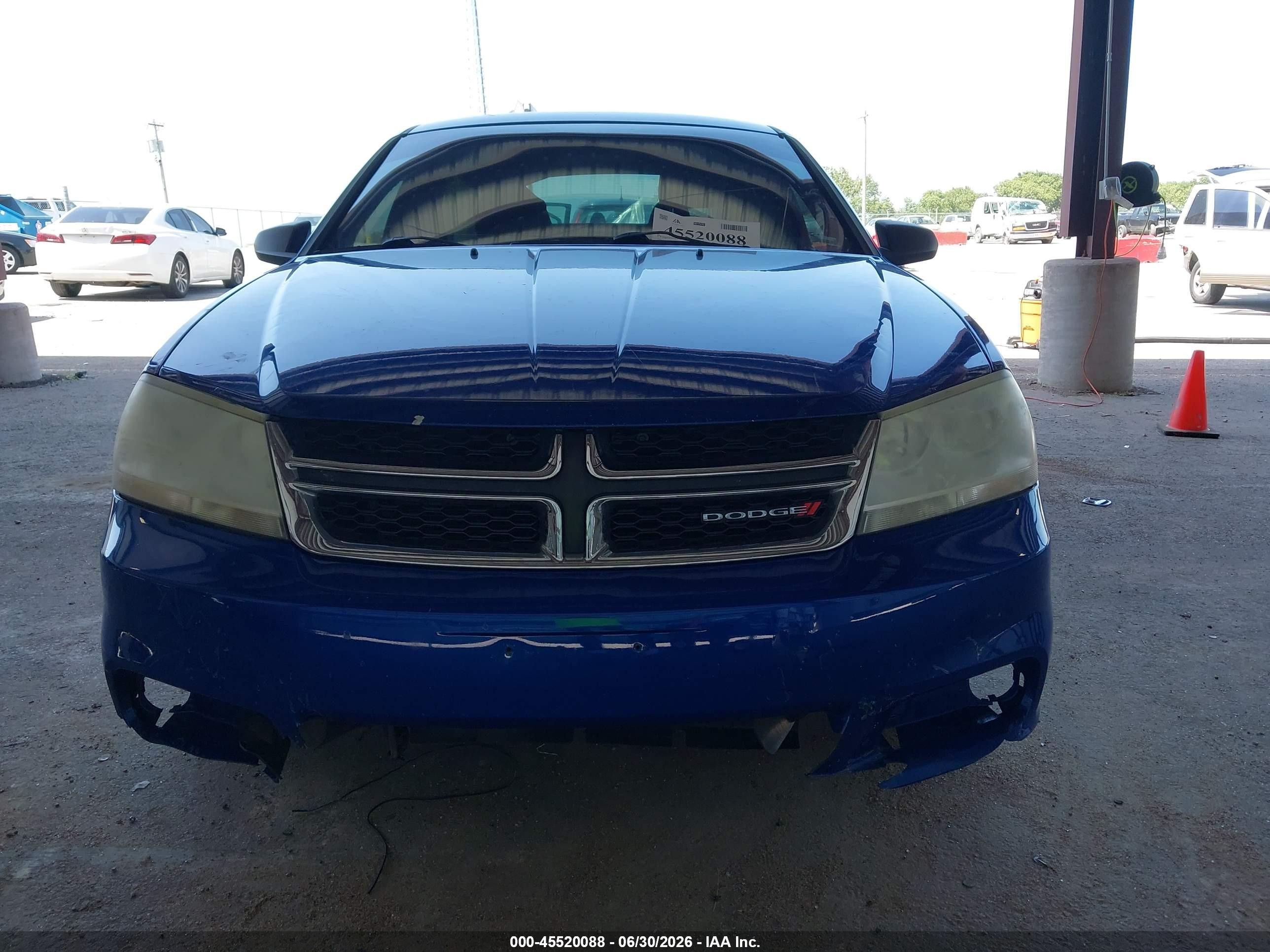 2013 Dodge Avenger Se Blue vin: 1C3CDZAB4DN581263