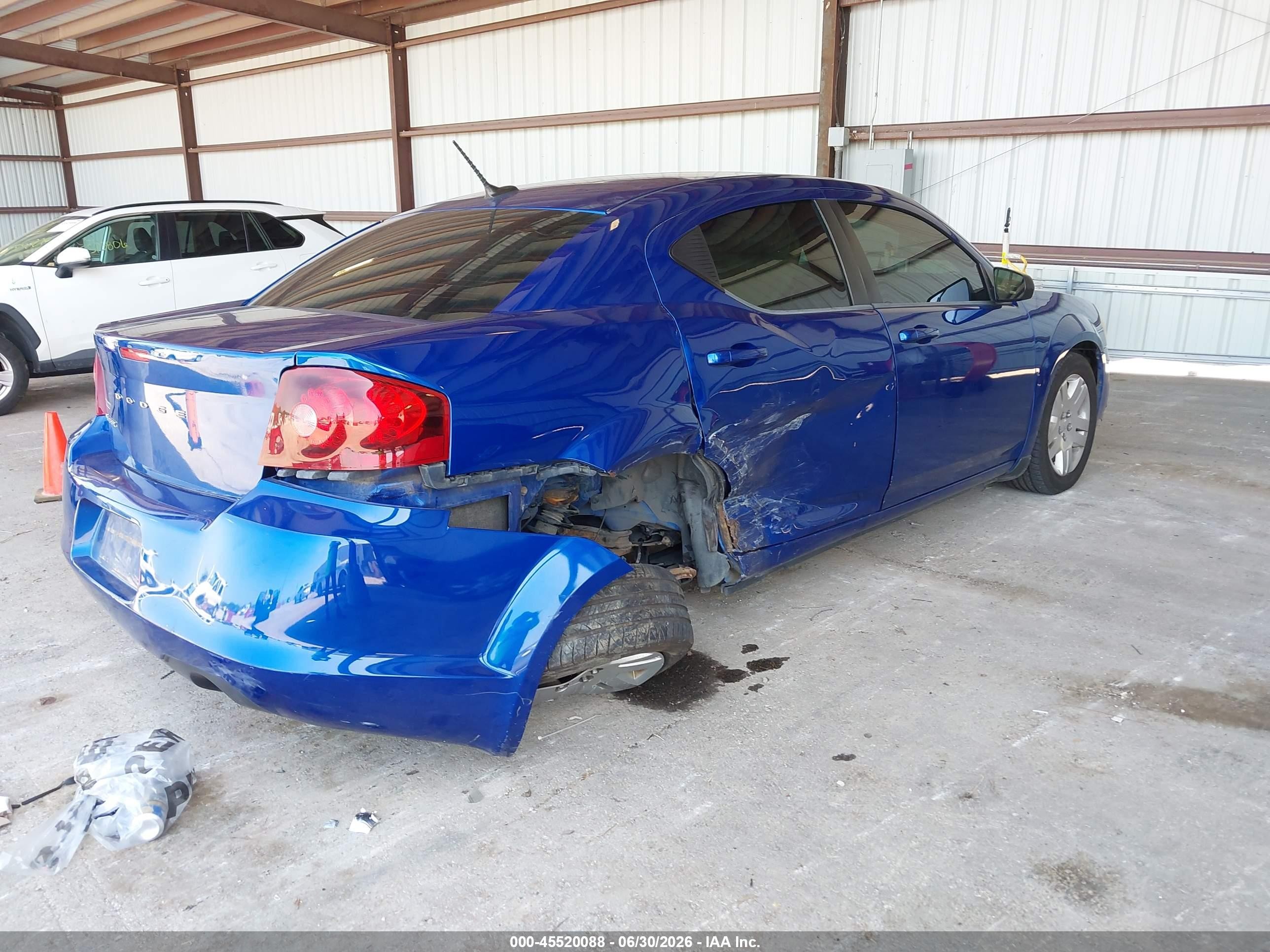 2013 Dodge Avenger Se Blue vin: 1C3CDZAB4DN581263