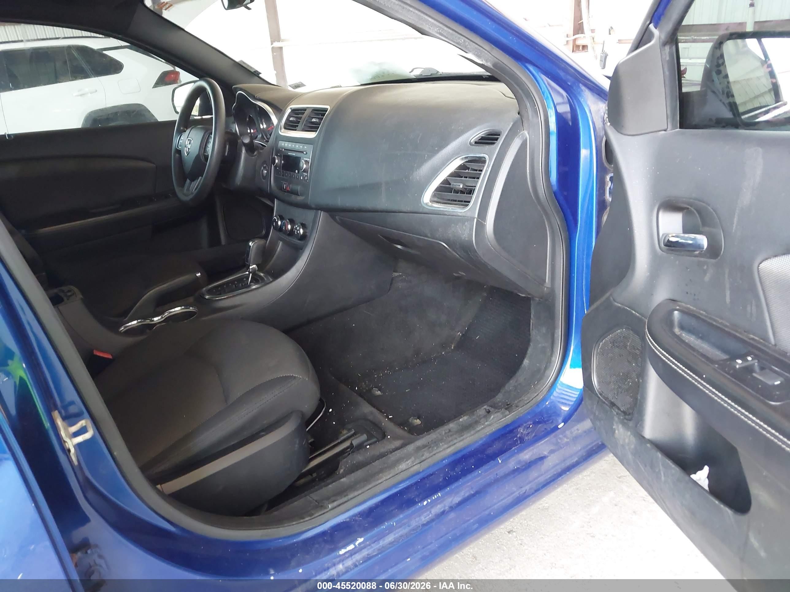 2013 Dodge Avenger Se Blue vin: 1C3CDZAB4DN581263