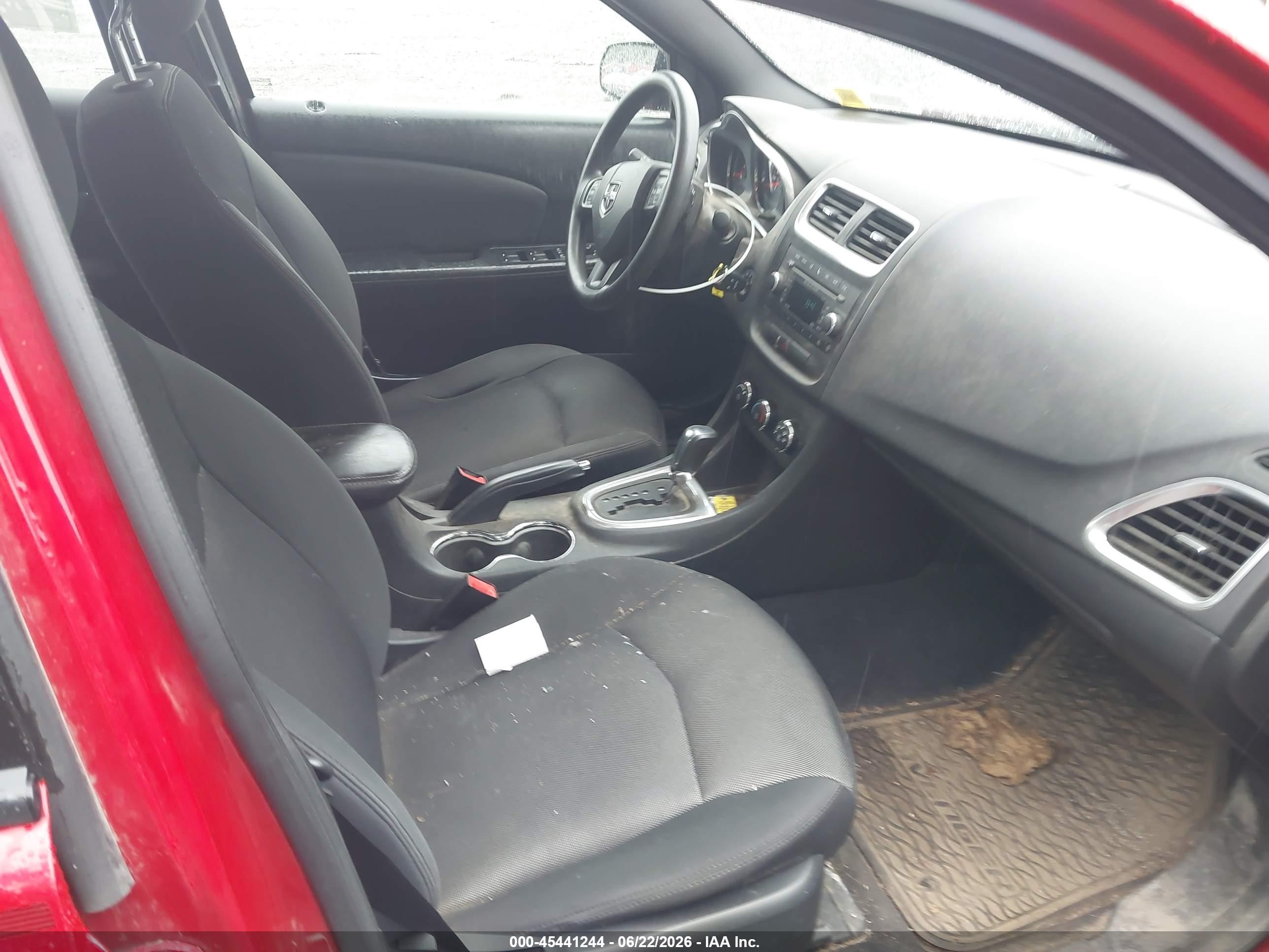2013 Dodge Avenger Se Red vin: 1C3CDZAB4DN588178