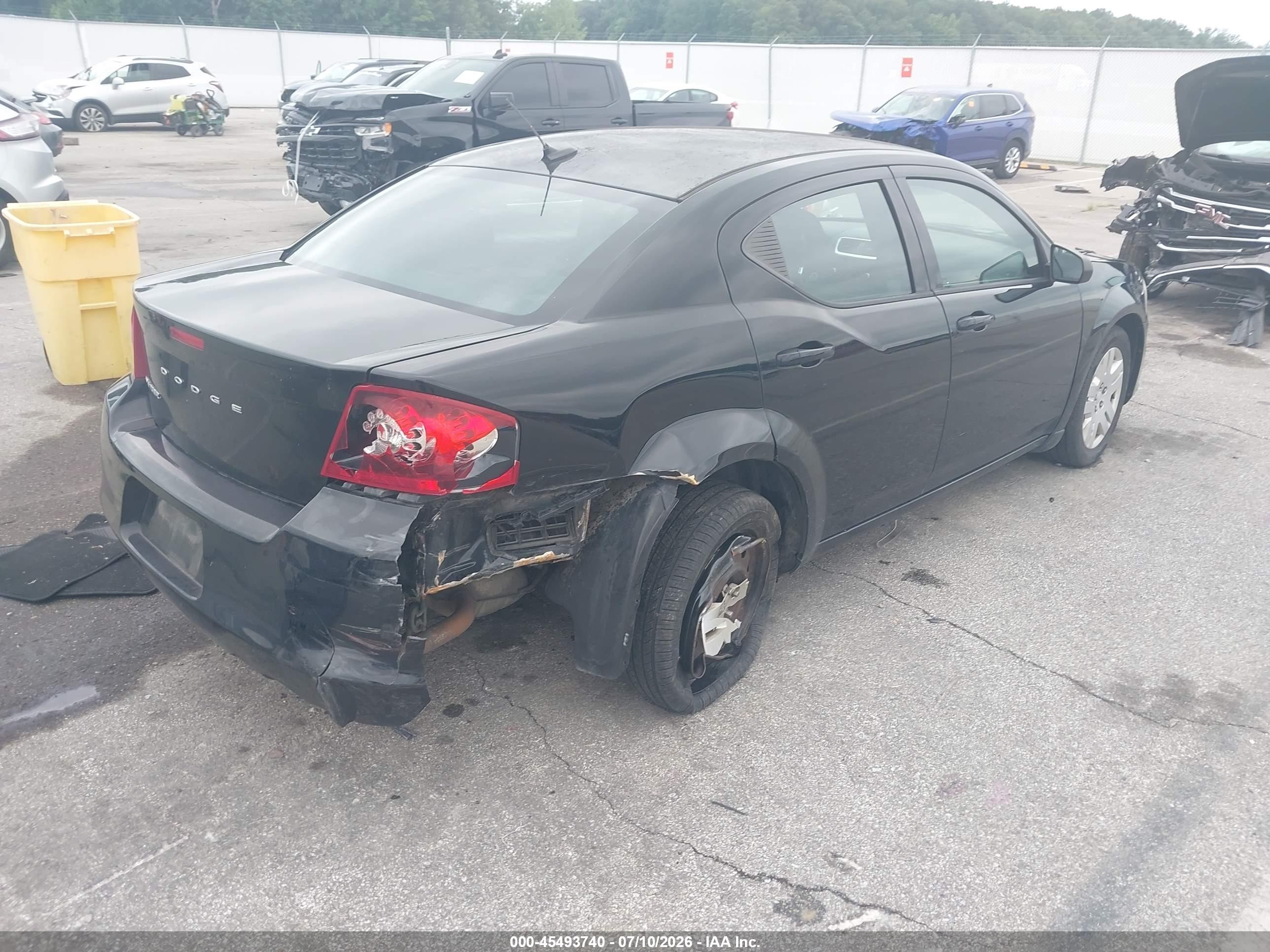 2013 Dodge Avenger Se Черный vin: 1C3CDZAB4DN631594
