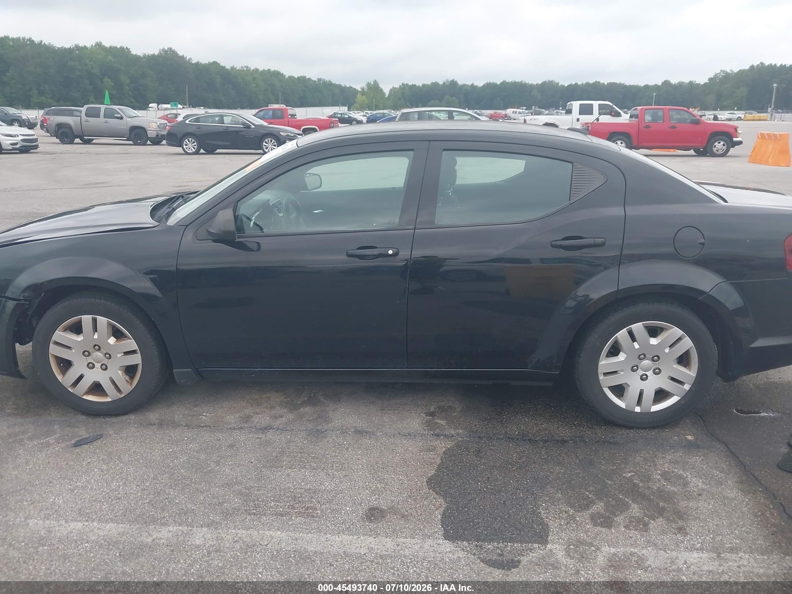 2013 Dodge Avenger Se Черный vin: 1C3CDZAB4DN631594