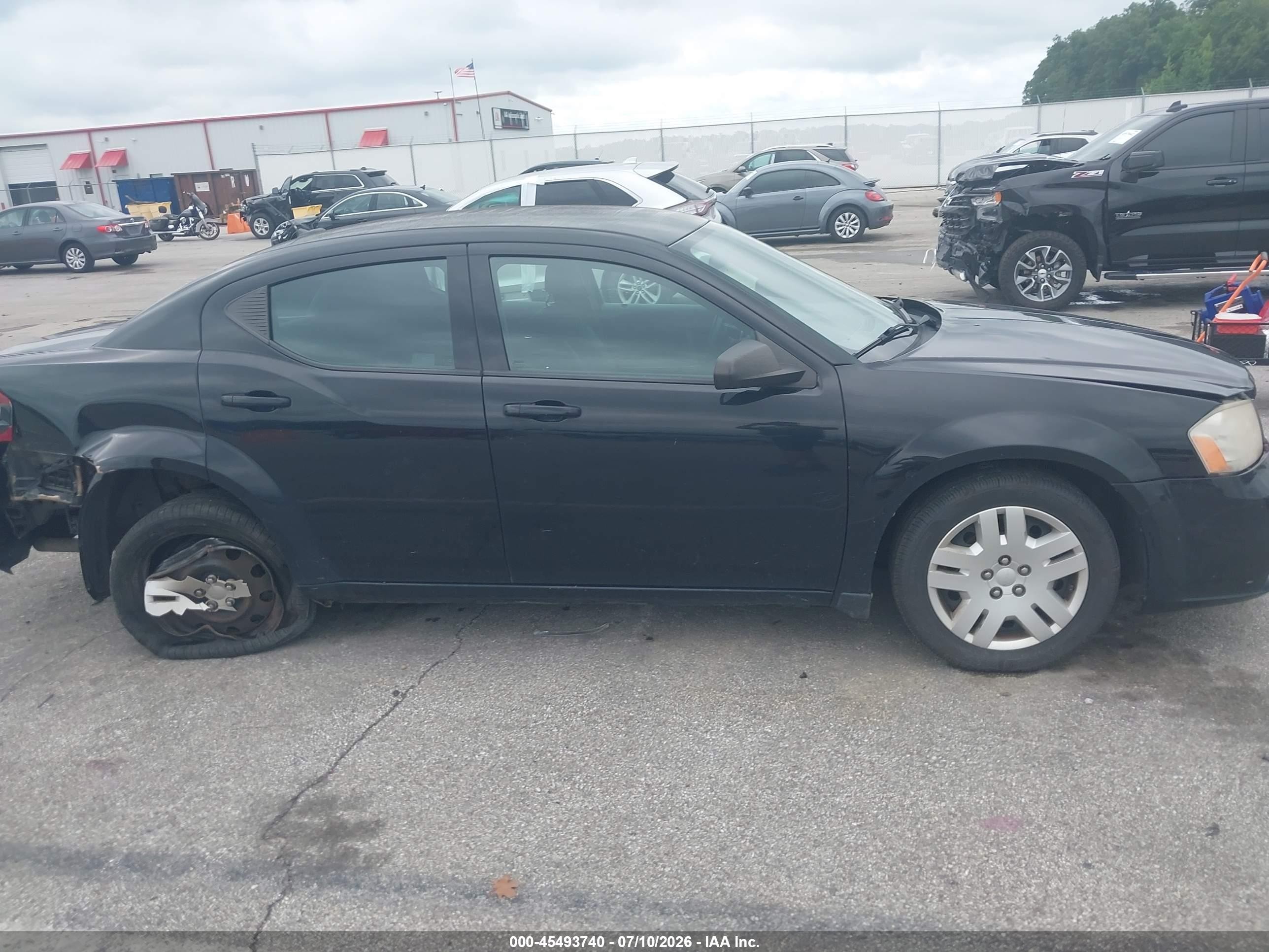 2013 Dodge Avenger Se Черный vin: 1C3CDZAB4DN631594