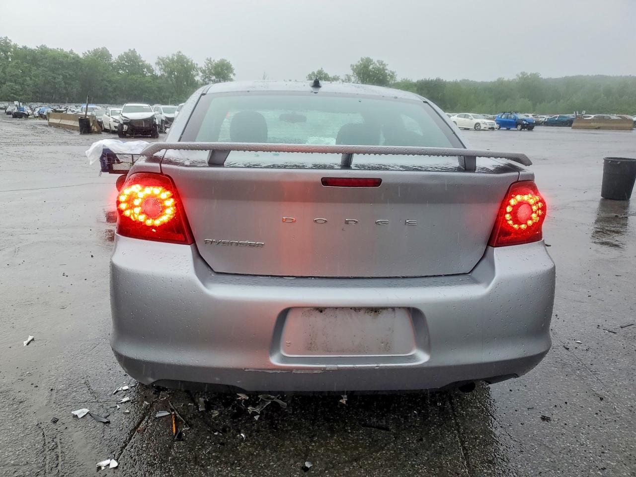 2013 Dodge Avenger Se Gray vin: 1C3CDZAB4DN642983