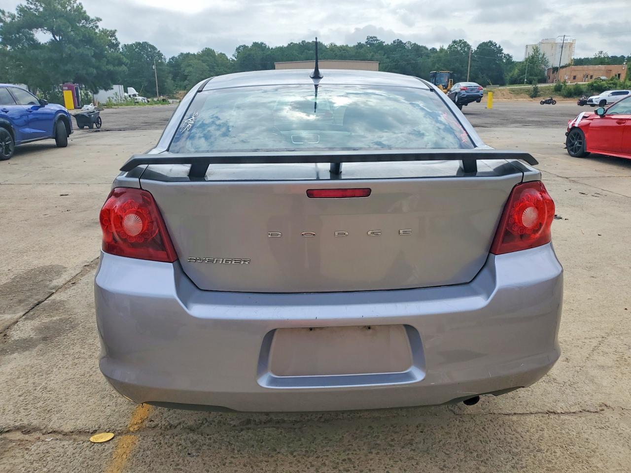 2013 Dodge Avenger Se Silver vin: 1C3CDZAB4DN652736