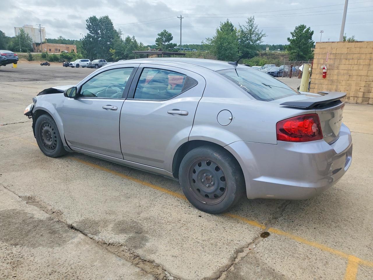 2013 Dodge Avenger Se Silver vin: 1C3CDZAB4DN652736