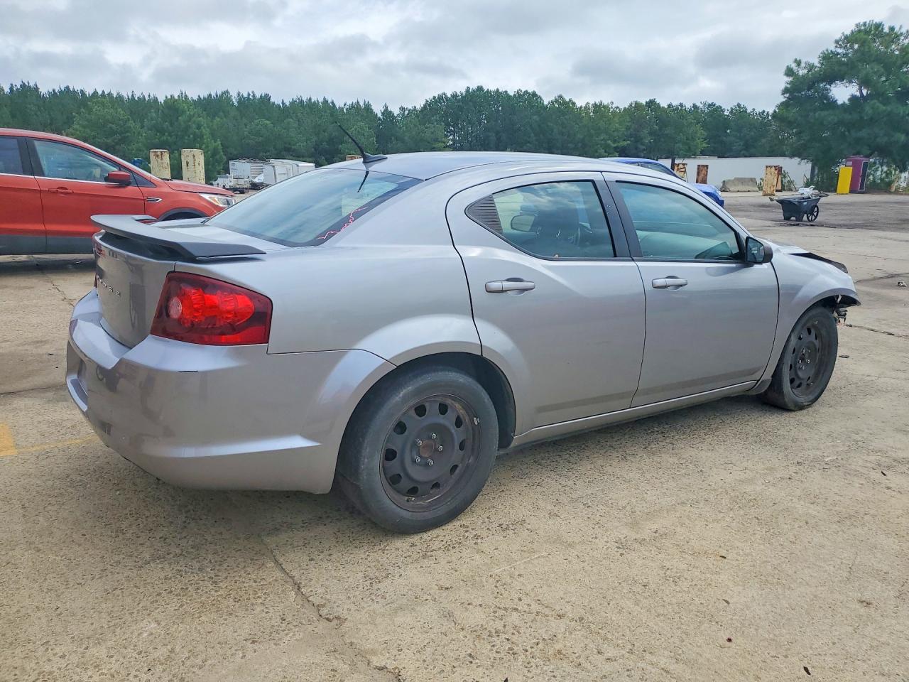 2013 Dodge Avenger Se Silver vin: 1C3CDZAB4DN652736