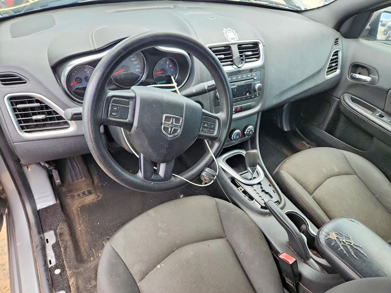 2013 Dodge Avenger Se Silver vin: 1C3CDZAB4DN652736