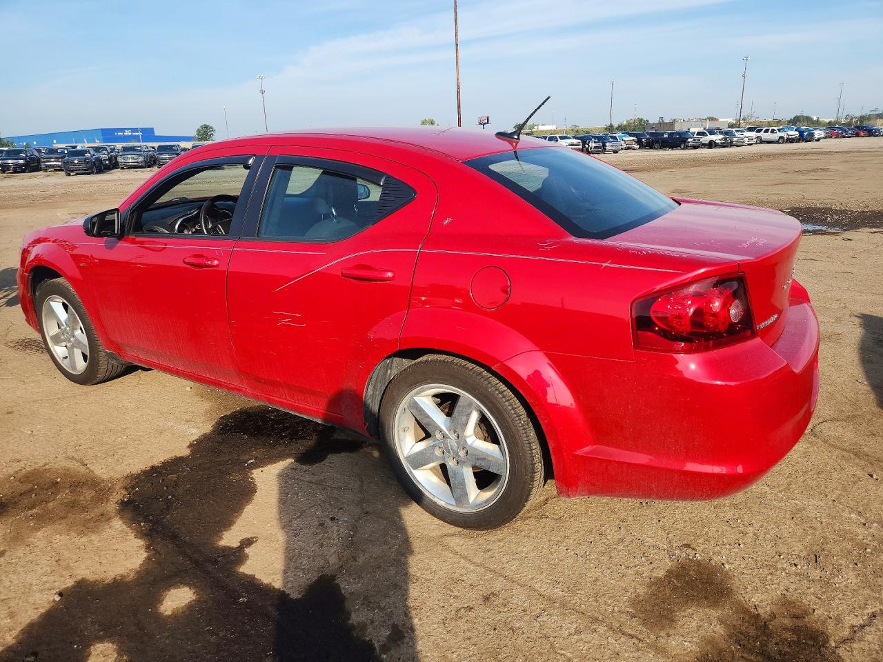 2013 Dodge Avenger Se Red vin: 1C3CDZAB4DN685218