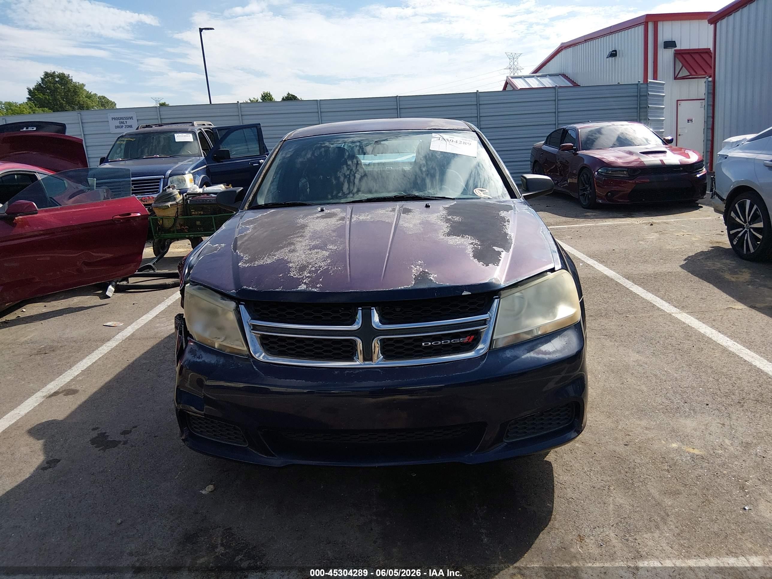 2013 Dodge Avenger Se Синий vin: 1C3CDZAB4DN690581