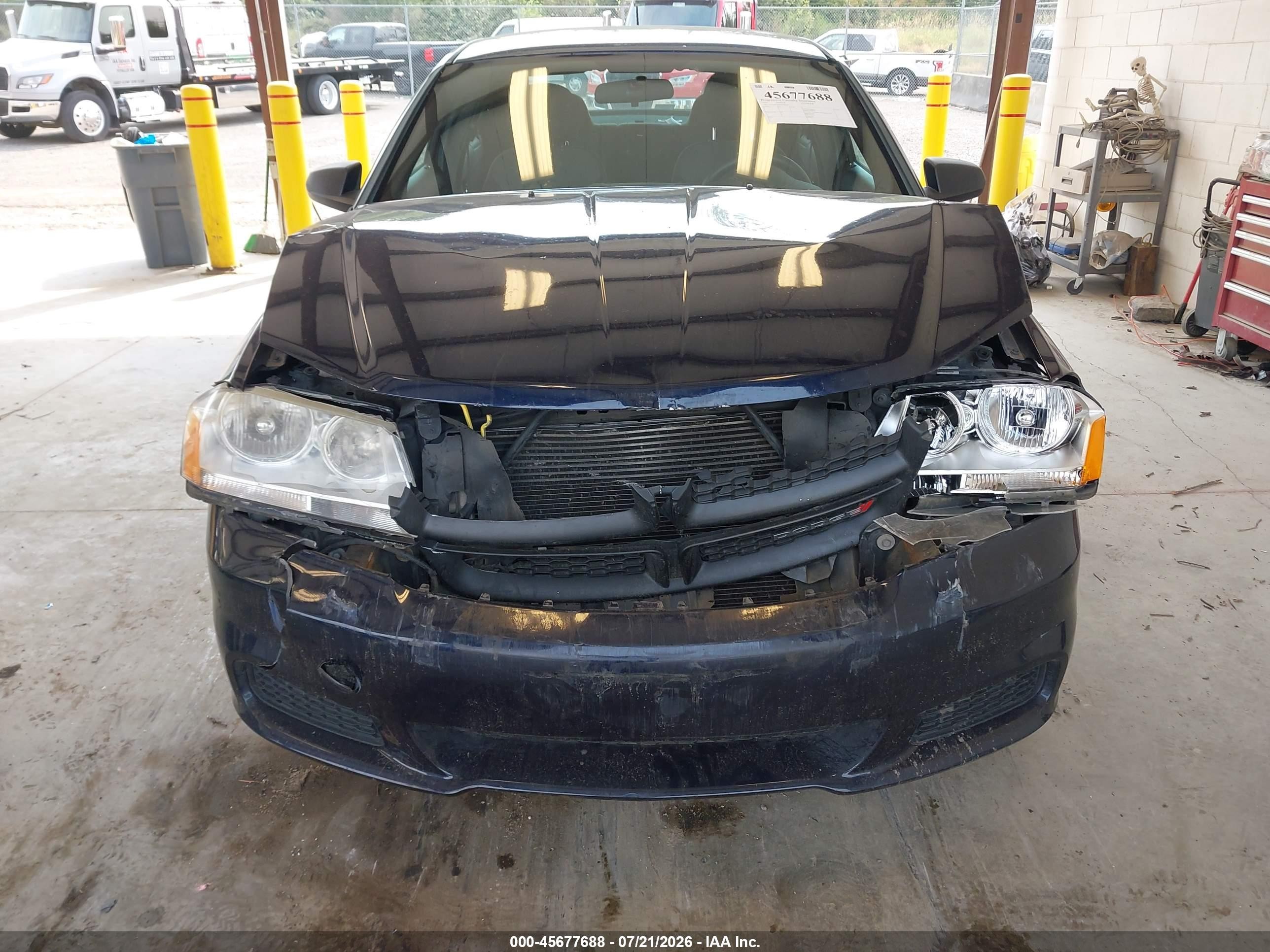2013 Dodge Avenger Se Blue vin: 1C3CDZAB4DN708125