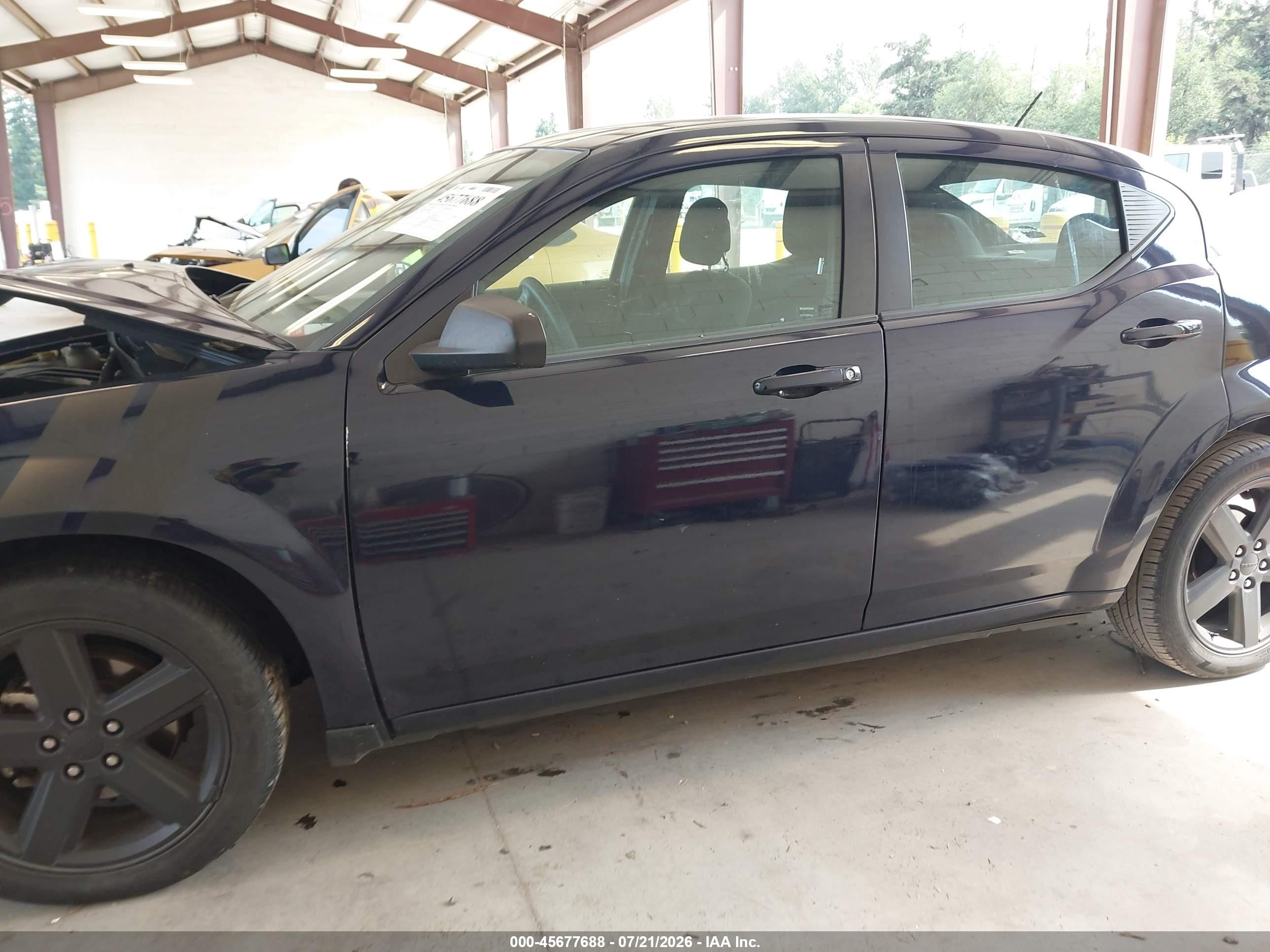 2013 Dodge Avenger Se Blue vin: 1C3CDZAB4DN708125