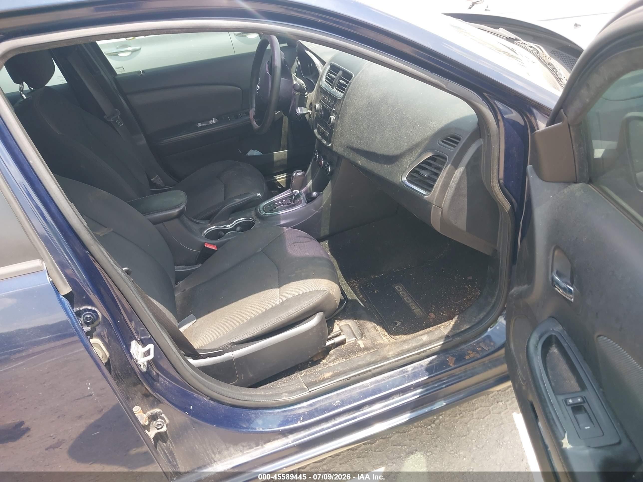 2014 Dodge Avenger Se Blue vin: 1C3CDZAB4EN117259