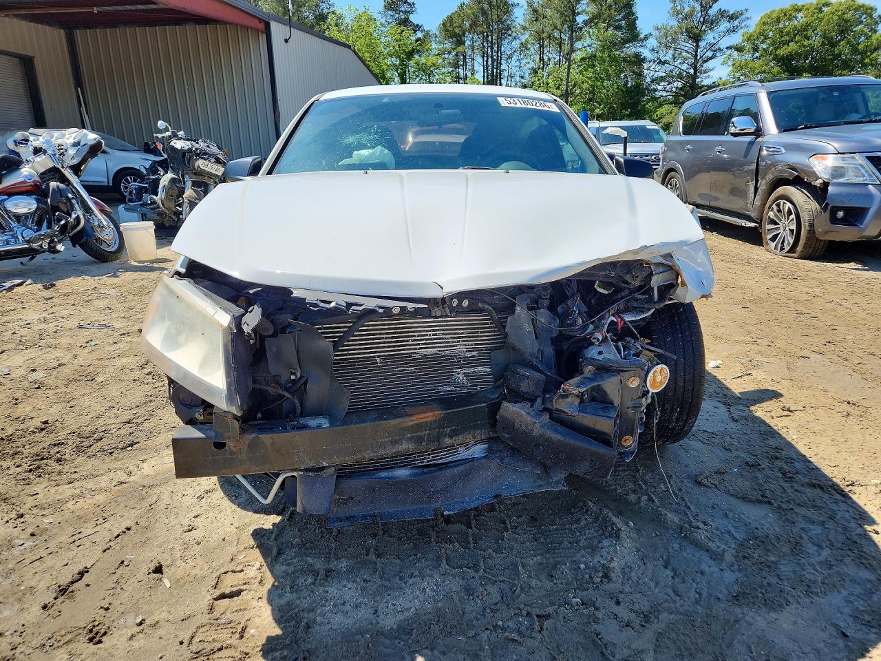 2014 Dodge Avenger Se White vin: 1C3CDZAB4EN133588